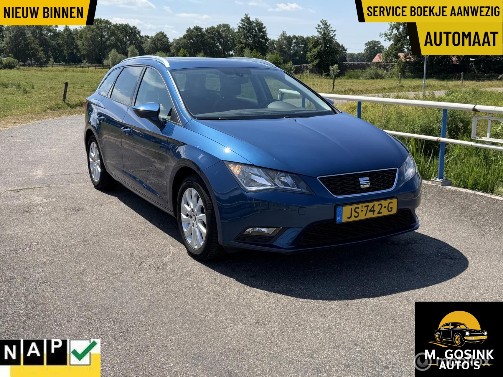 Seat Leon ST 1.4 EcoTSI Style Connect 2016 - voorkant
