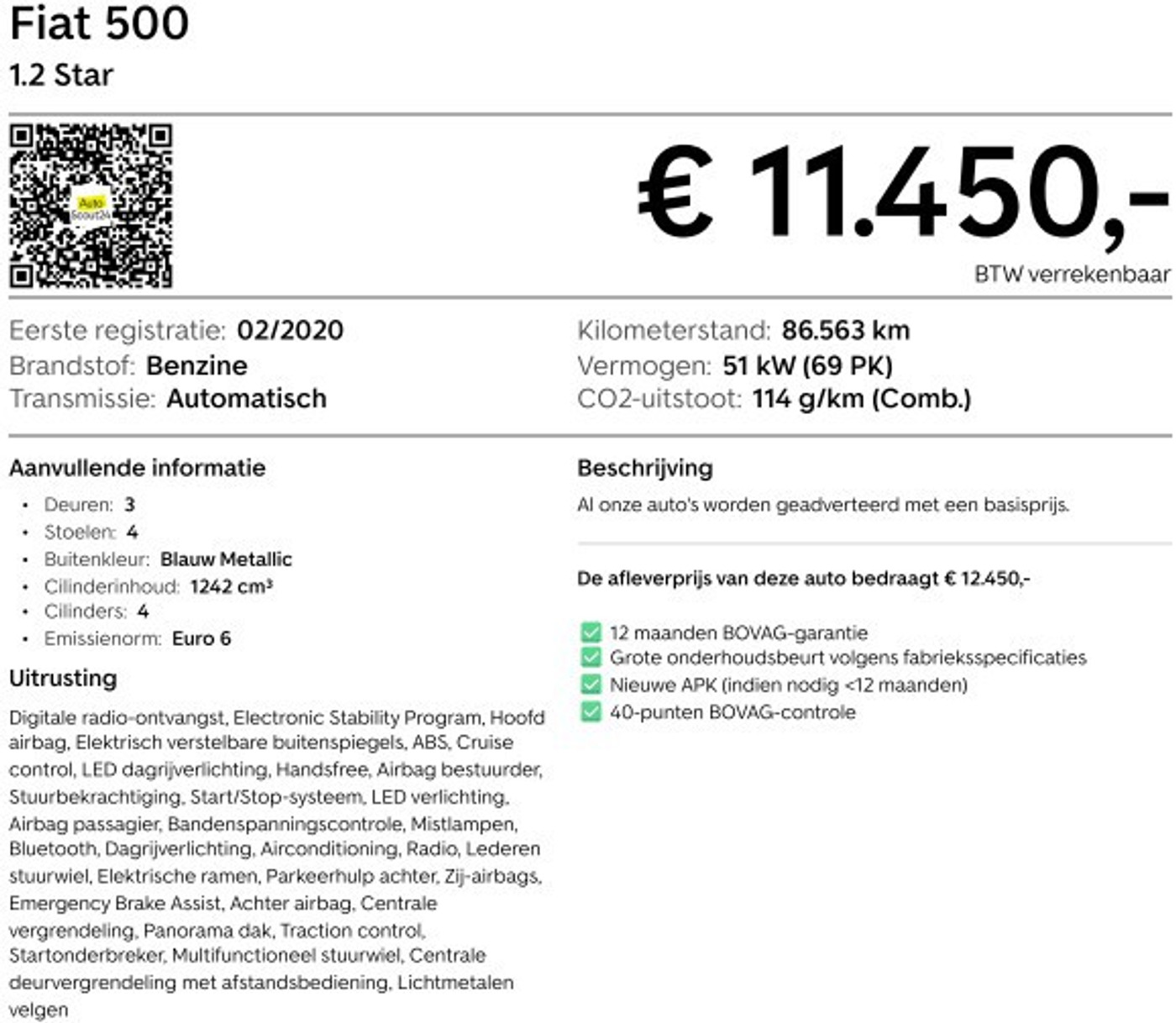 Foto van Fiat 500
