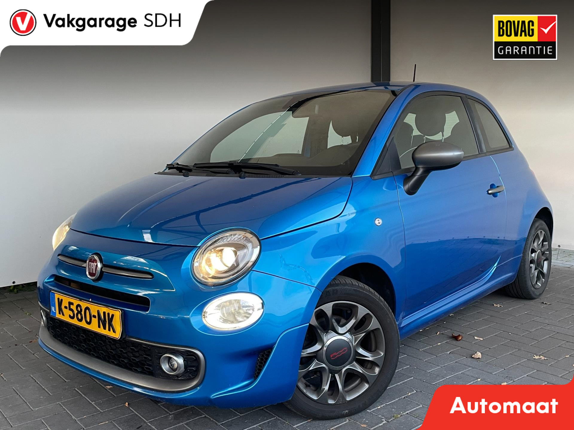 Fiat 500 1.2 Star|Automaat|Sport|LM-Velgen|Airco 2020 - voorkant