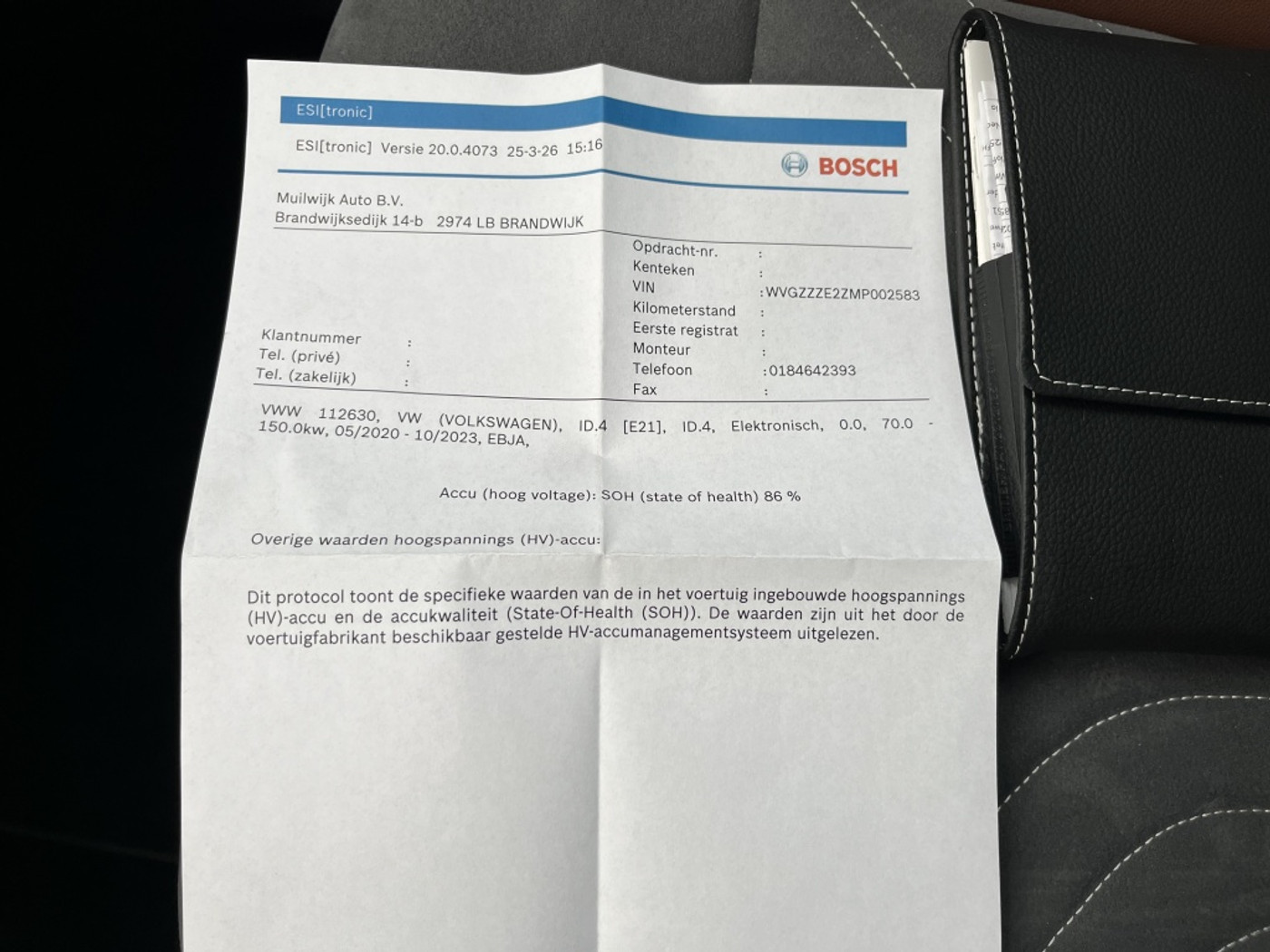Foto van Volkswagen Id.4 Pro 150 KW
