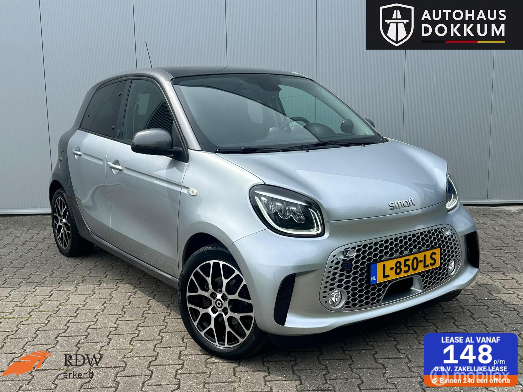 Smart Eq Forfour EQ Comfort PLUS 18 kWh Stoelverw voor+achter 2021 - voorkant