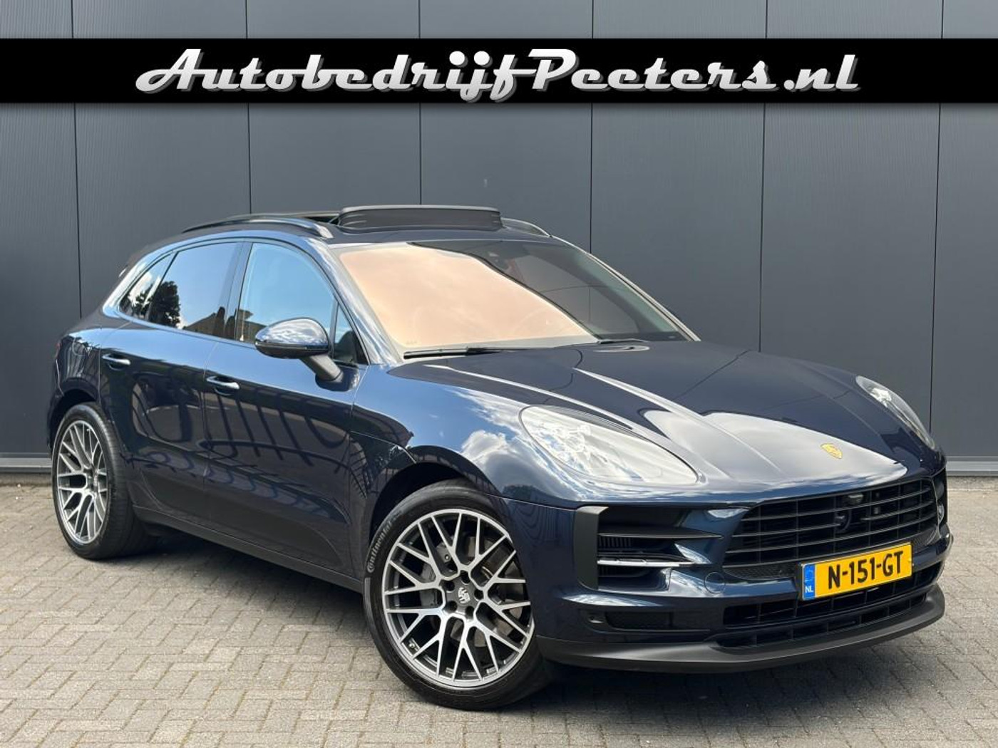 Porsche Macan S 3.0 S Pano Leder ACC Luchtvering 360-Camera Carplay e.Trekhaak 2019 - voorkant