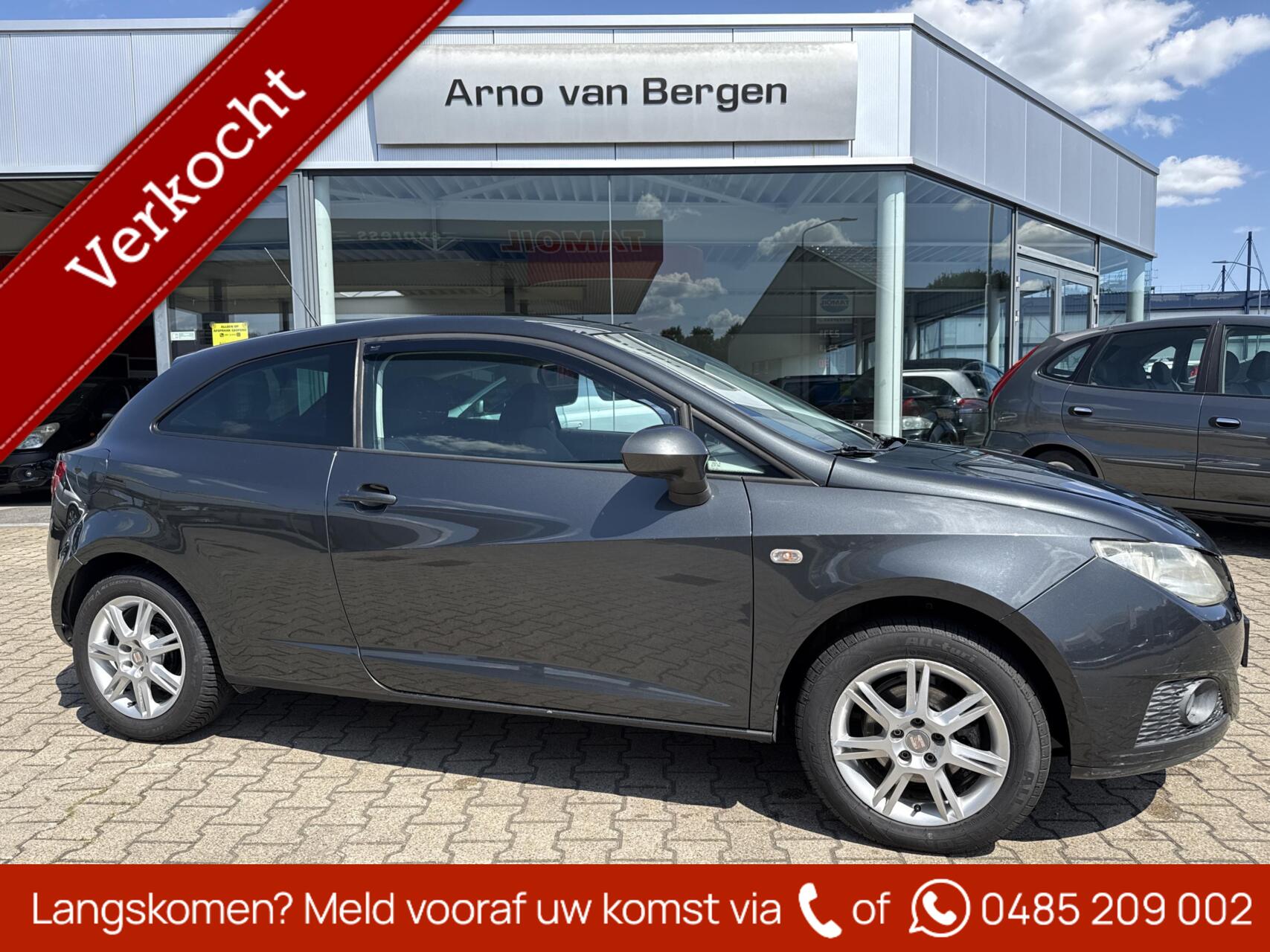 Seat Ibiza 1.4 Reference Airco lmv 179dkm 2009 2009 - voorkant
