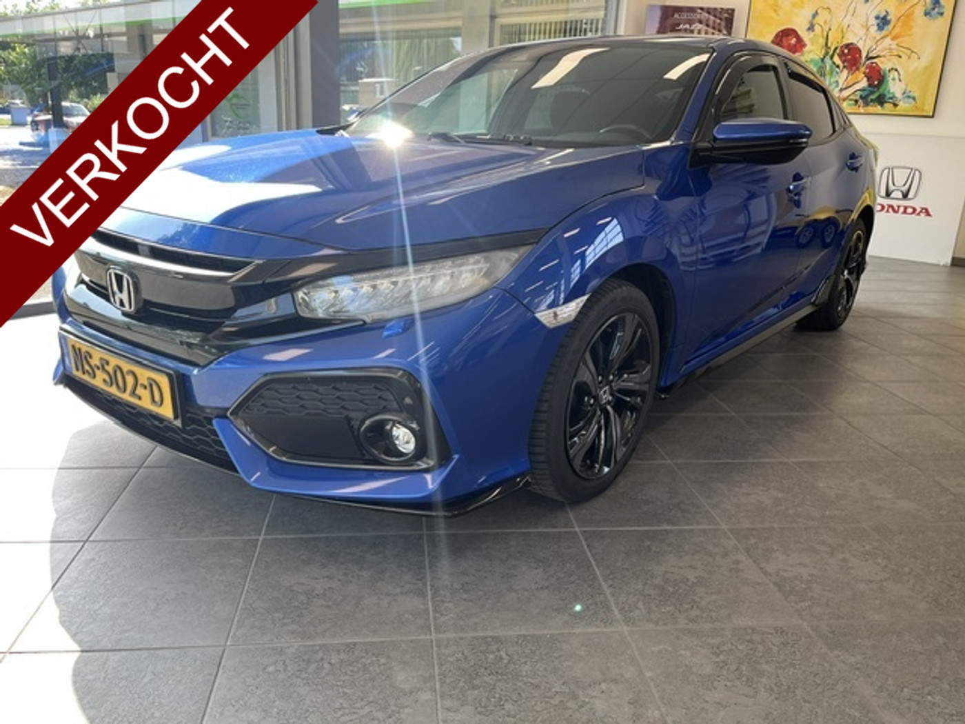 Honda Civic 5dr 1.5 i-VTEC Sport 2017 - voorkant