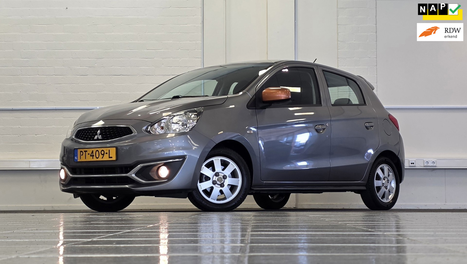 Mitsubishi Mitsubishi Space Star 1.0i Automaat Cool+ LM velgen Garantie Nieuwe APK 2017 - voorkant