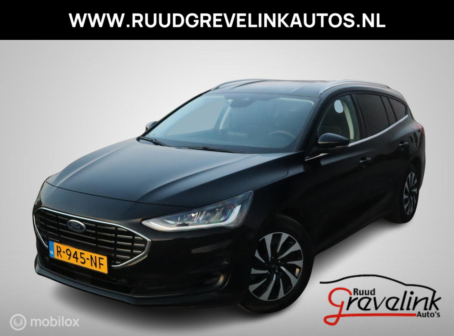 Ford Focus EcoBoost Hybrid 125 PK H6 (FACELIFT MODEL) Titanium Style Navigatie Chroom DonkerGlas 2022 - voorkant