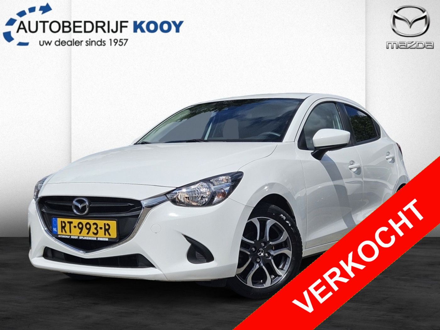 Mazda Mazda2 1.5 Skyactiv-G Skylease+ / Trekhaak / Sensor achter / Airco / Dealer auto! 2018 - voorkant