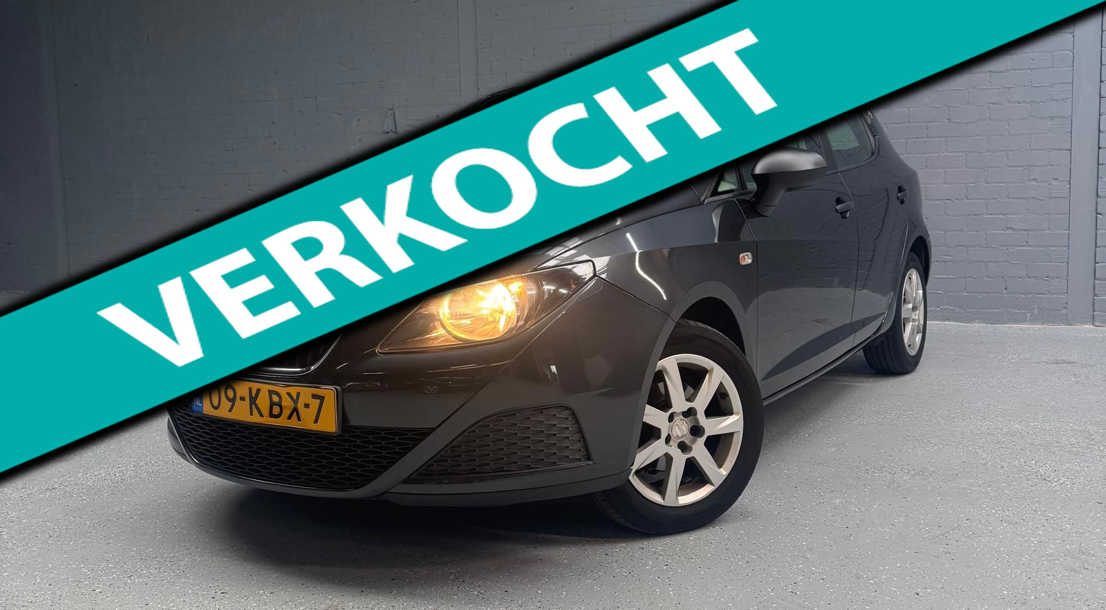 Seat Ibiza 1.2|CARPLAY|NAP|NIEUW APK|BOEKJES 2009 - voorkant