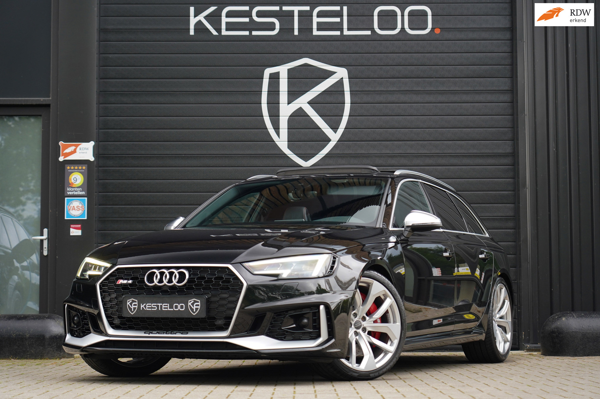Audi RS 4 Avant 2.9 TFSI RS 4 quattro MATRIX/PANO/RS-SPORTUITLAAT/STOEL VERW V+A/ACC/RIJ ASS/FRONT CAM/DYNA KNIPPERL/ 2018 - voorkant