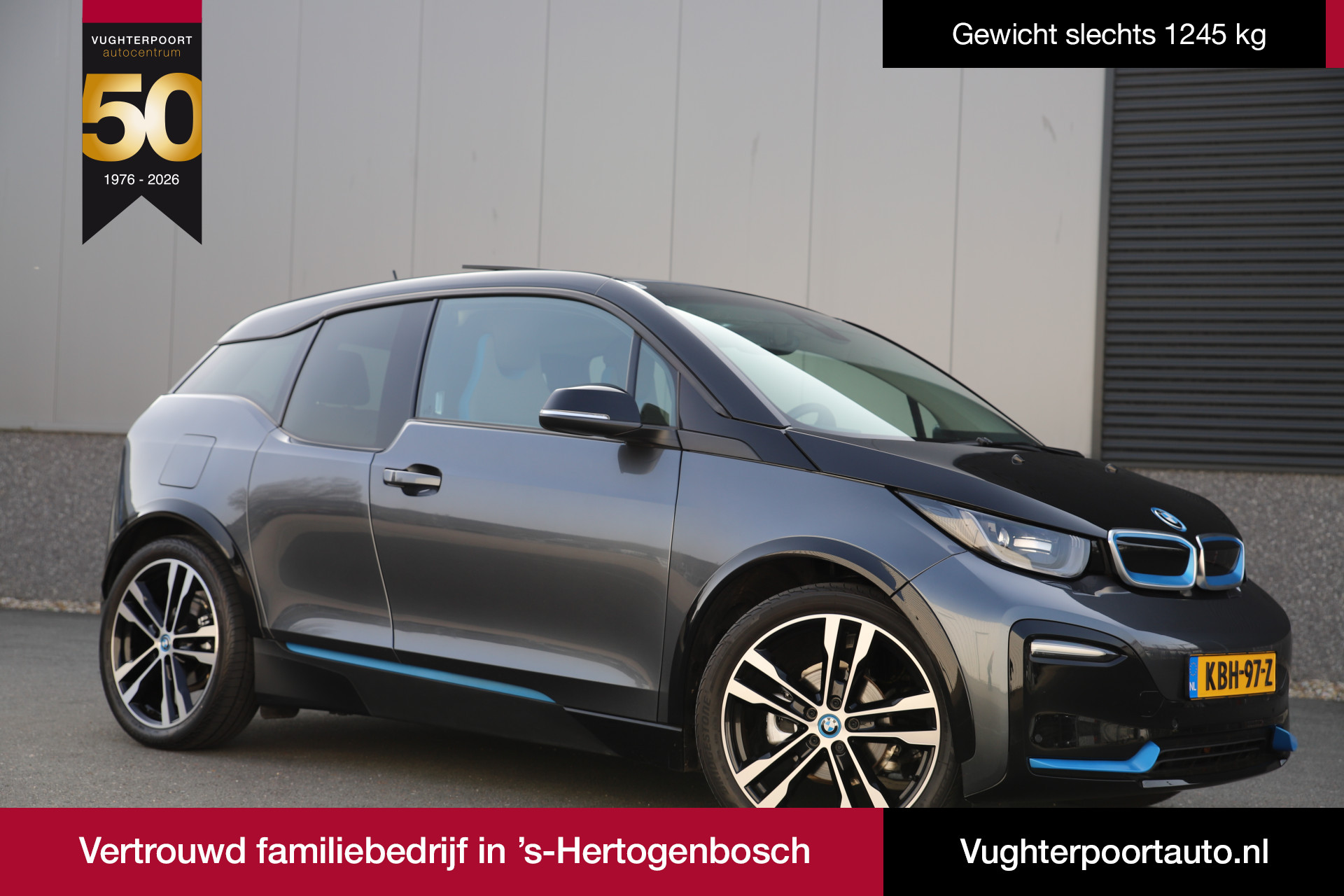 BMW I3 Executive 120Ah 42 kWh/Schuifdak/H-Kardon/Adaptive/Carplay/Camera/3-fase 2021 - voorkant