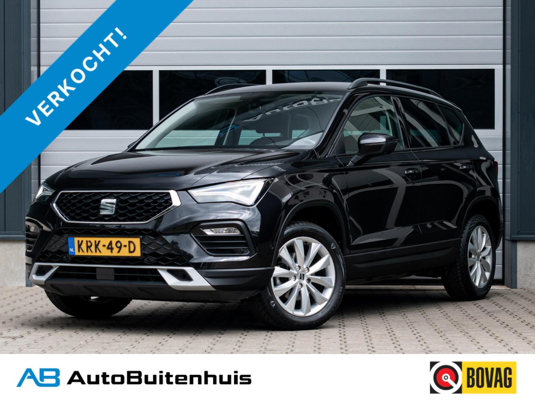 Seat Ateca 1.0 TSI Style Business Intense|TREKHAAK|KEYLESS|CAMERA|CARPLAY|CLIMATE 2022 - voorkant