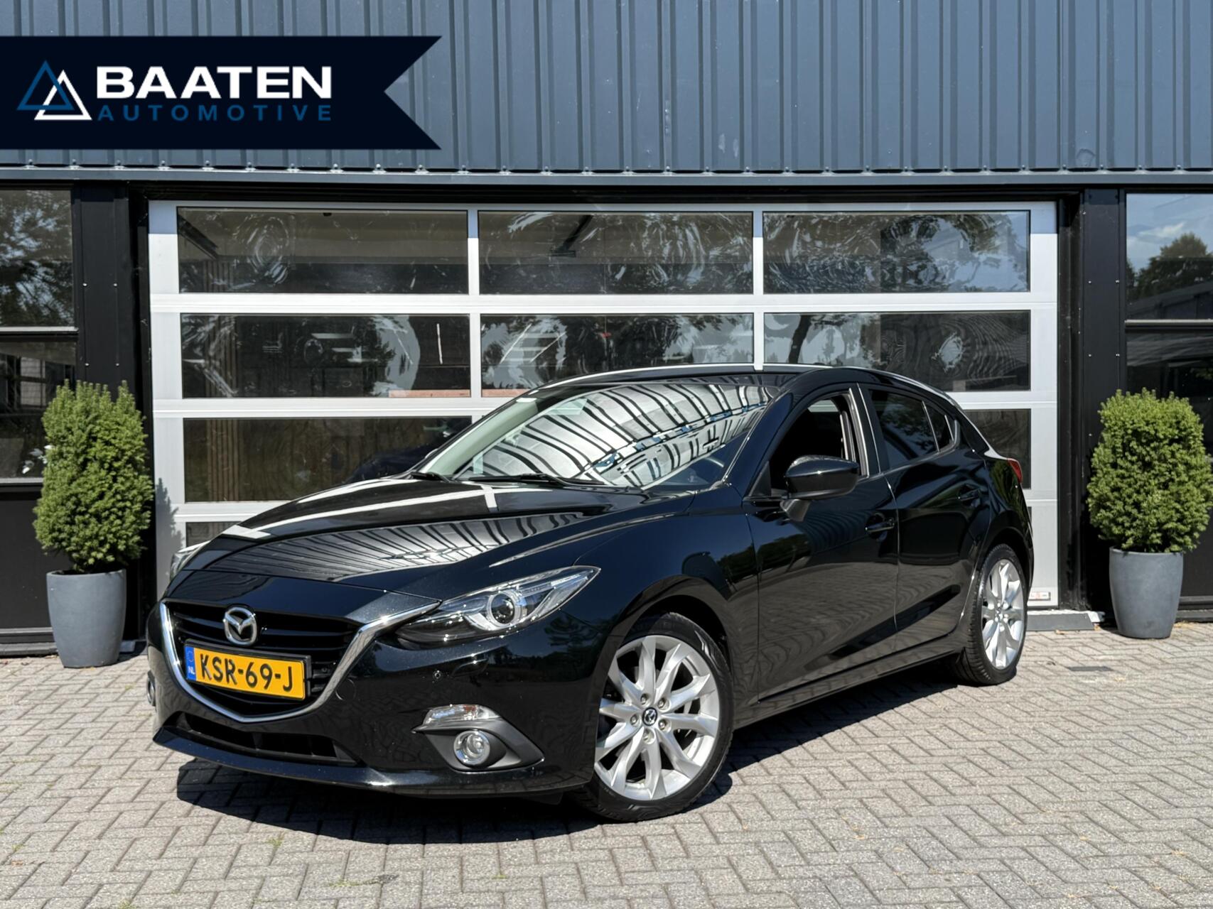 Mazda 3 2.0 HP GT-M 165 pk |Dealer oh|1e eig| Bose| Head-up disp| 2014 - voorkant