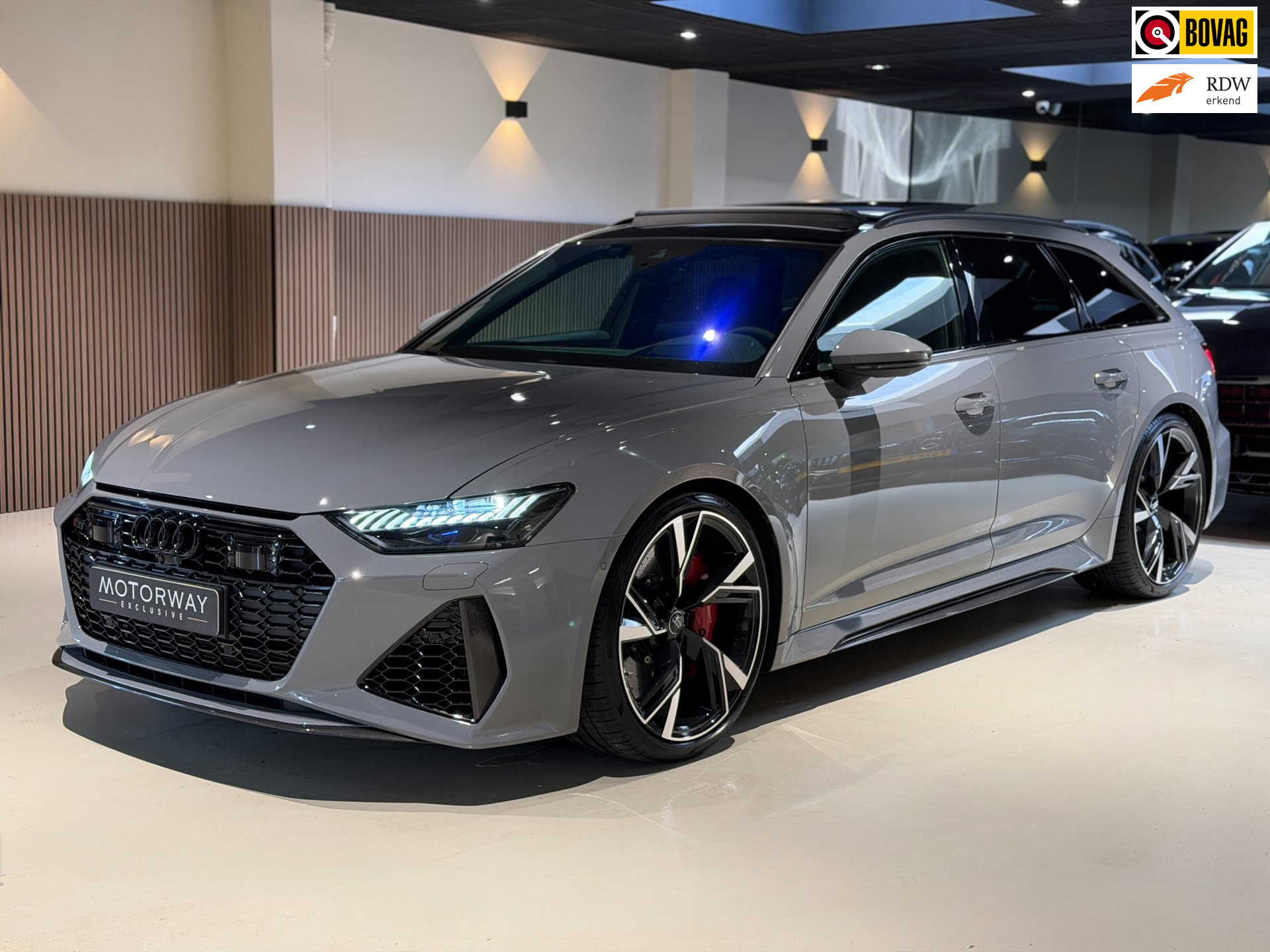 Audi RS 6 Avant RS 6 TFSI quattro |Dyn+|Pano|Ceramic|360|B&O| 2021 - voorkant