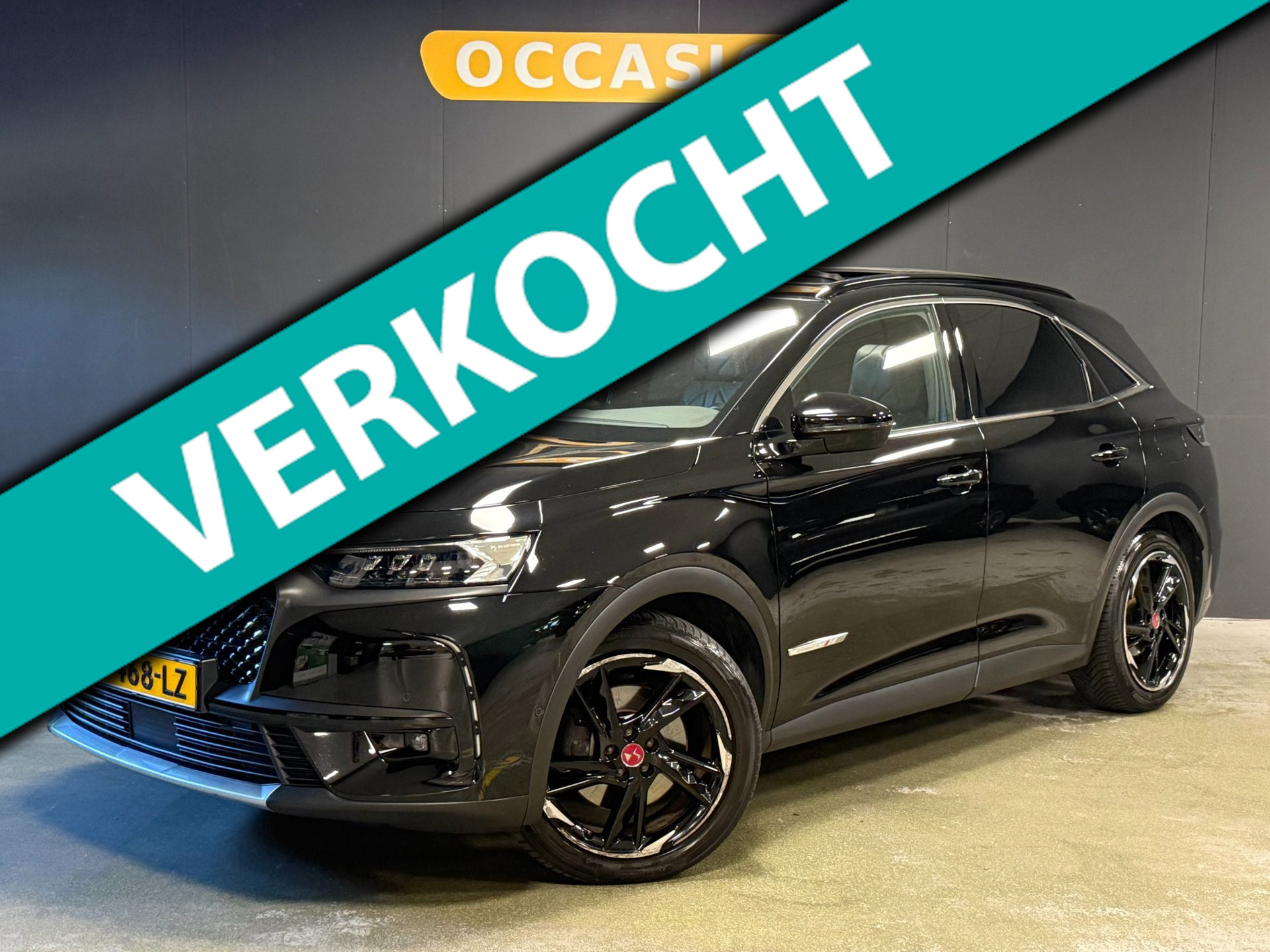 DS DS 7 Crossback E-Tense 4x4 So Chic|PANO|CAMERA|KEYLESS|TREKHAAK|LEDER|ACC|MEMORY|MASSAGE|DODEHOEK|SFEER|CARPLAY|LED|STOELV|19INCH| 2020 - voorkant