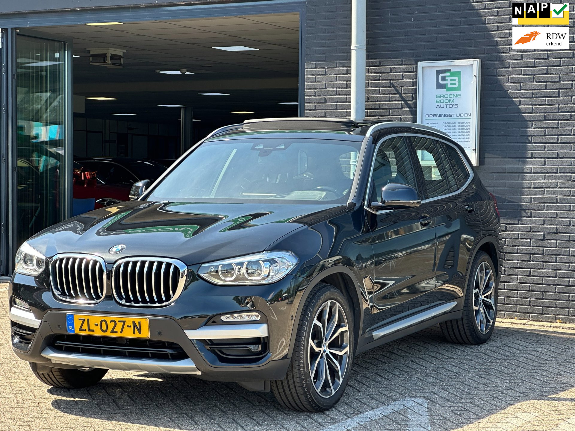 BMW X3 Xdrive20i XDrive20i High Executive/1STE EIG/PANO-DAK/LEDER/NAVI/NL-AUTO NAP!! 2019 - voorkant