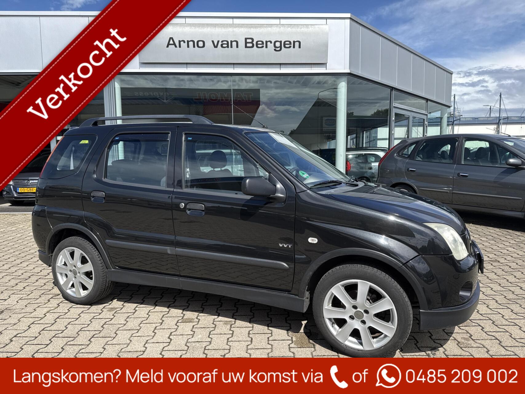 Suzuki Ignis 1.3-16V FreeStyle, airco, lichtmetalen velgen, trekhaak, nieuwe APK. 2006 - voorkant