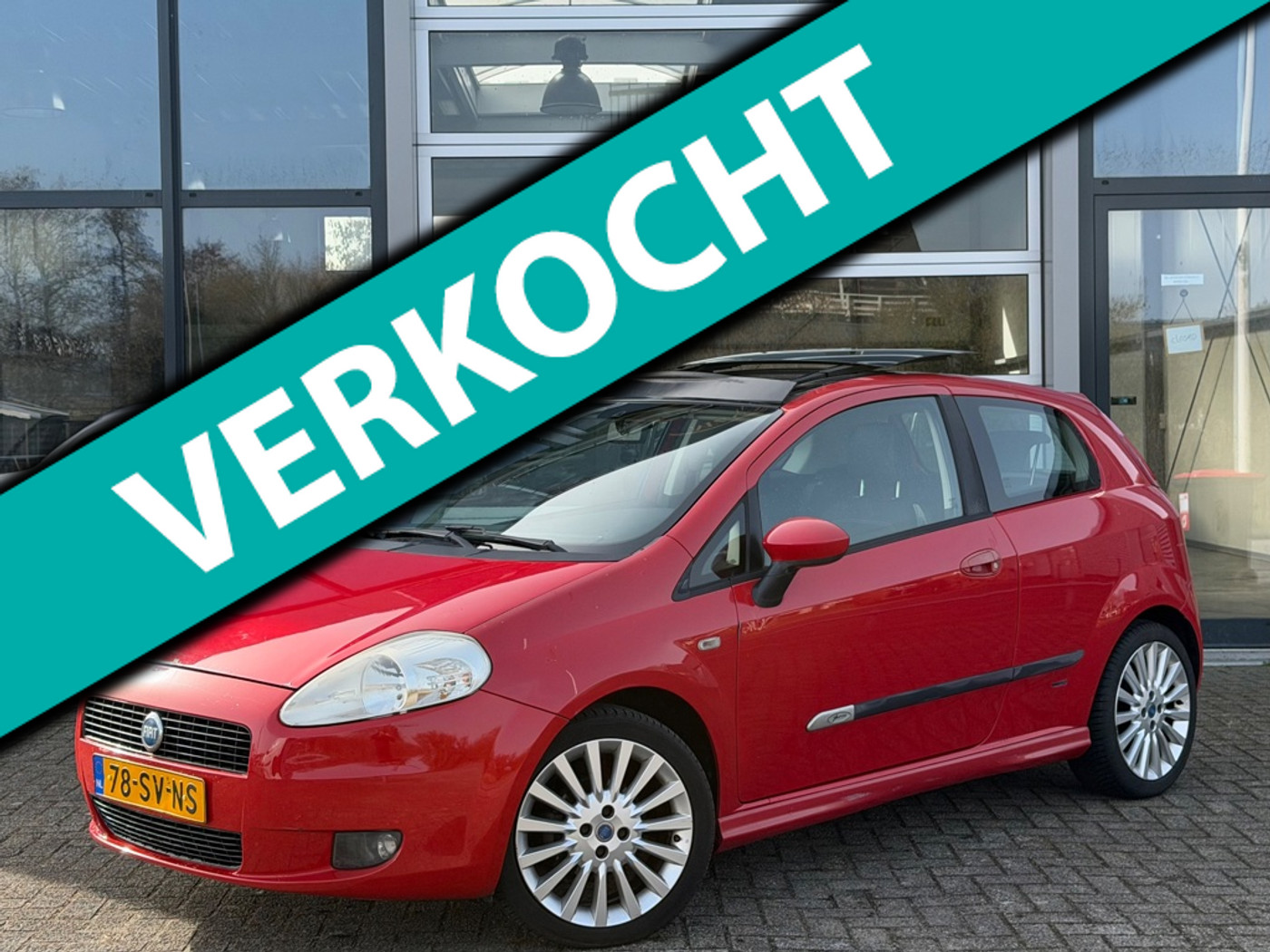 Fiat Fiat Punto 1.4-16V Pano Airco Cruise C 2006 - voorkant