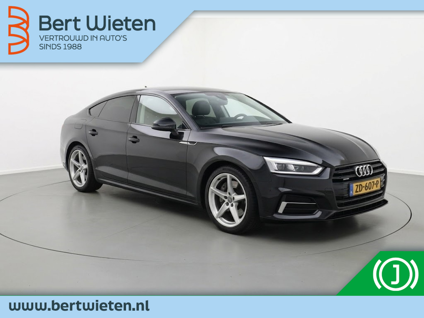 Audi A5 Sportback 45 TFSI 245PK | Geen import | Black Line | Comf. Stoelen 2019 - voorkant