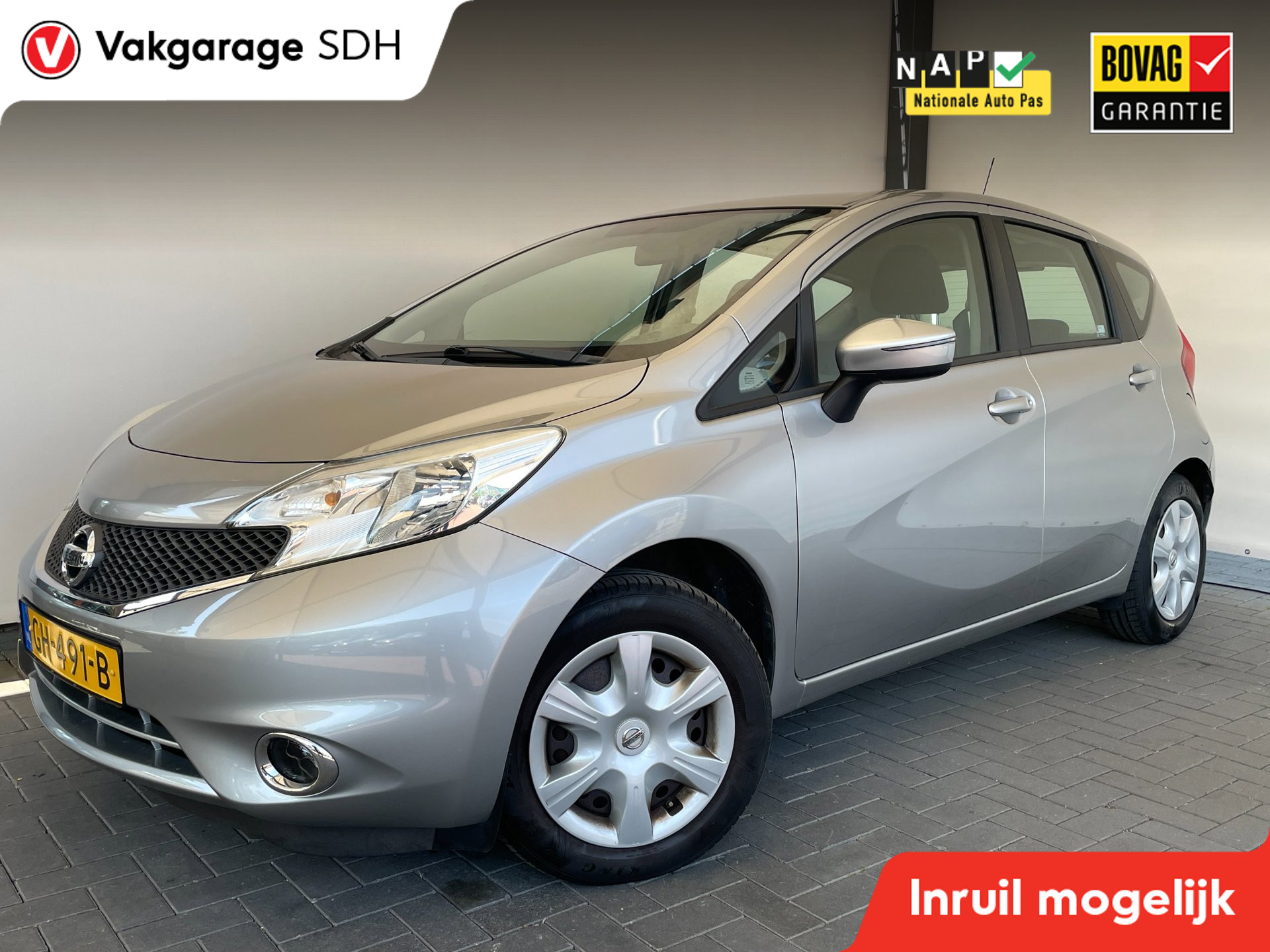 Nissan Nissan Note 1.2 Acenta|Zeer nette auto|Airco|Trekhaak 2015 - voorkant