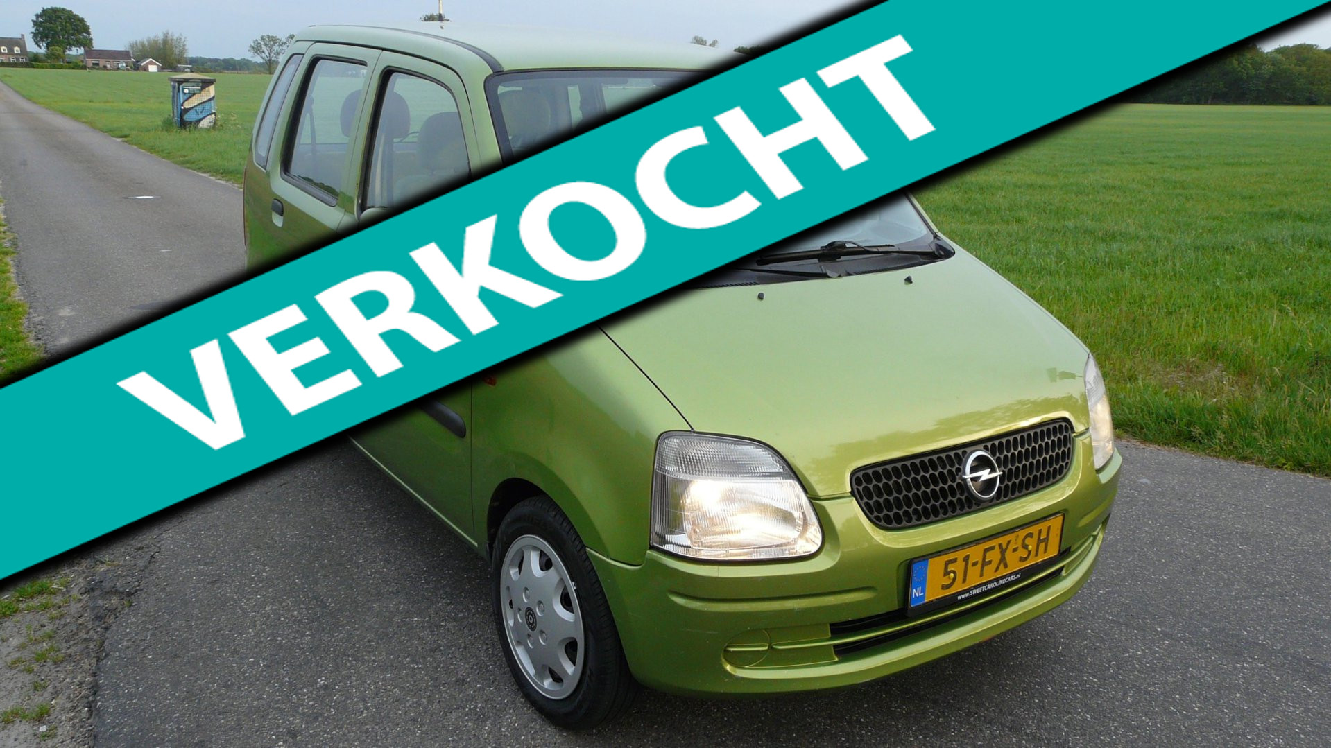Opel Agila 1.2-16V Comfort,Elec.pakket,Stuurbekrachtiging 2000 - voorkant