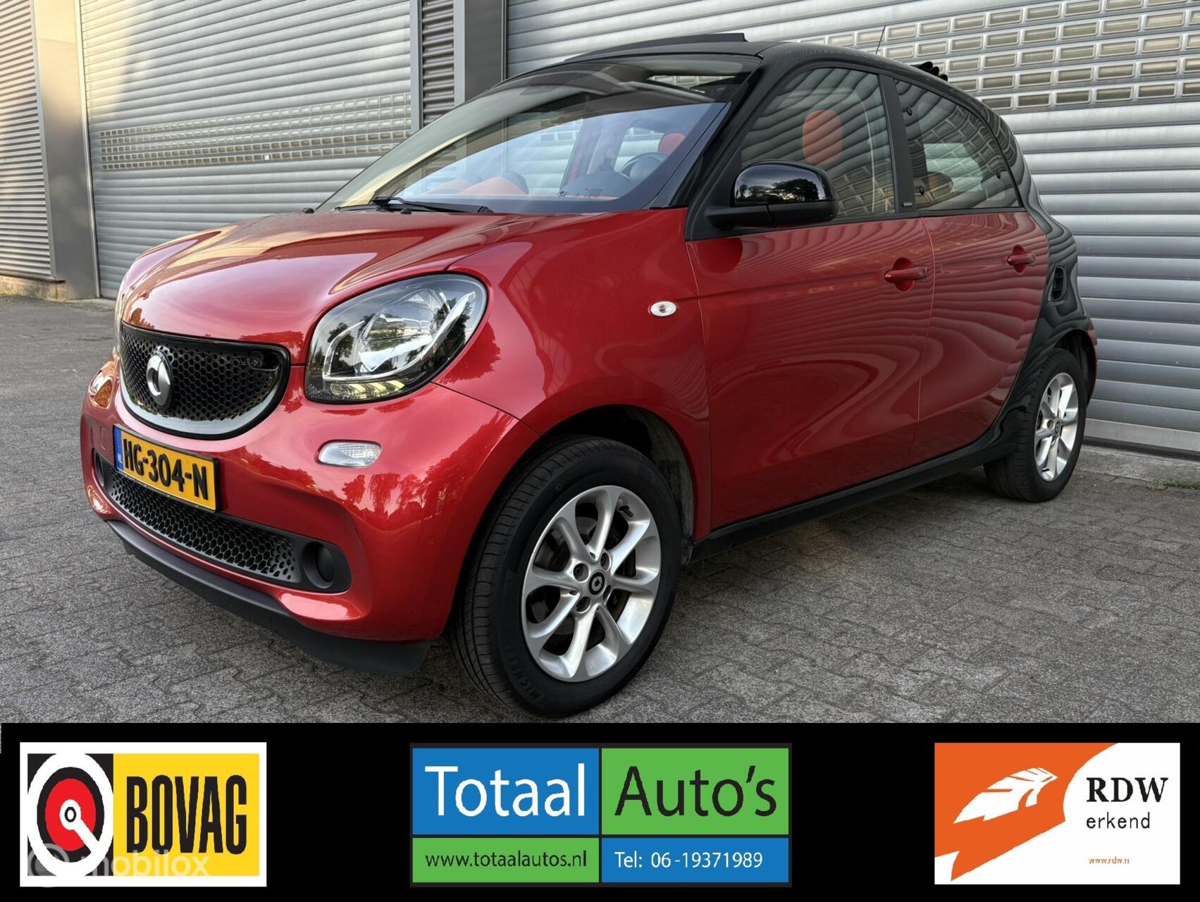 Smart Forfour 1.0 Turbo Passion*AUTOMAAT*CABRIO*CRUISE* 2015 - voorkant