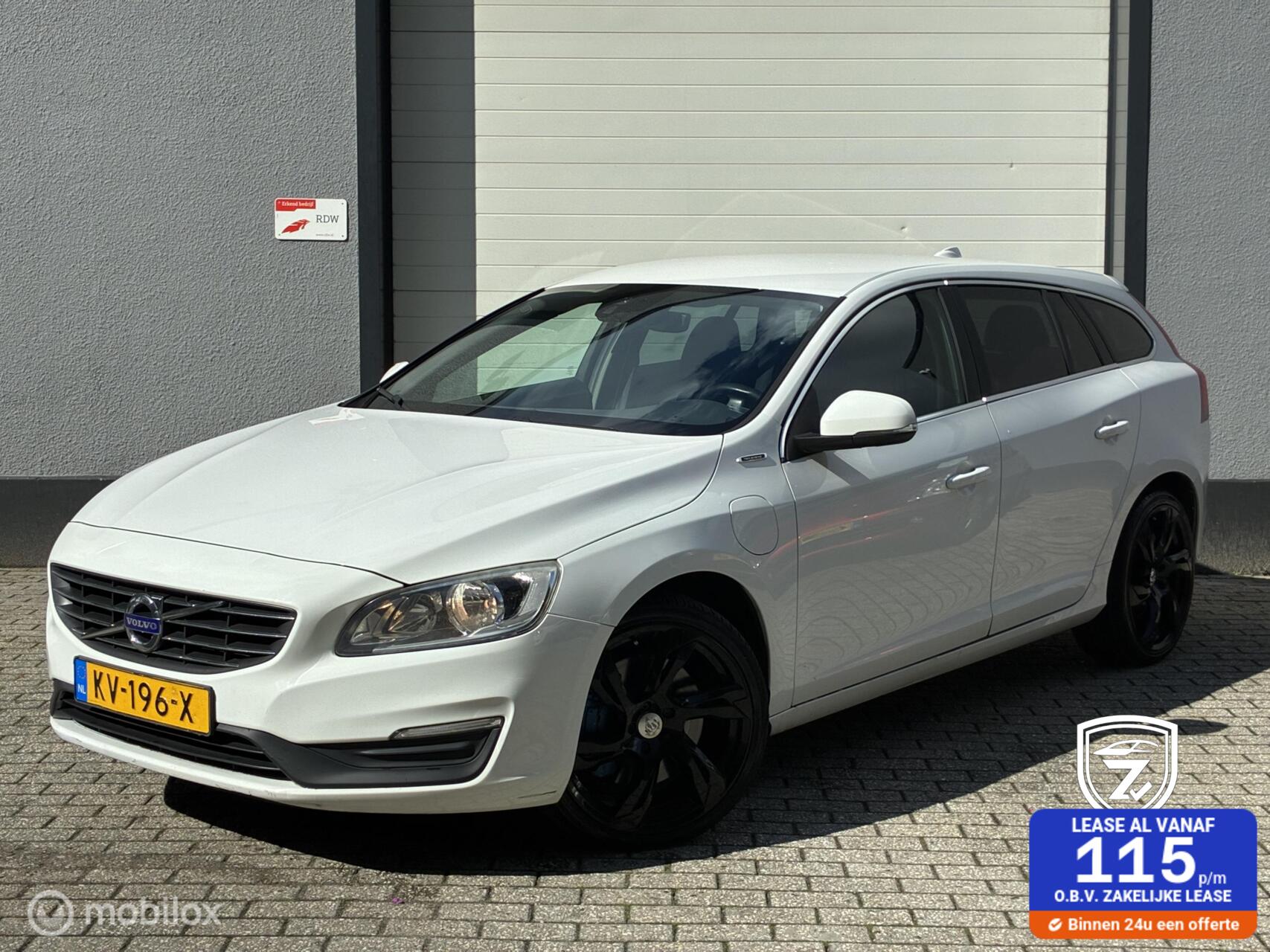 Volvo V60 Twin Engine 2.4 D5 Twin Engine Lease Edition automaat / cruise 2016 - voorkant