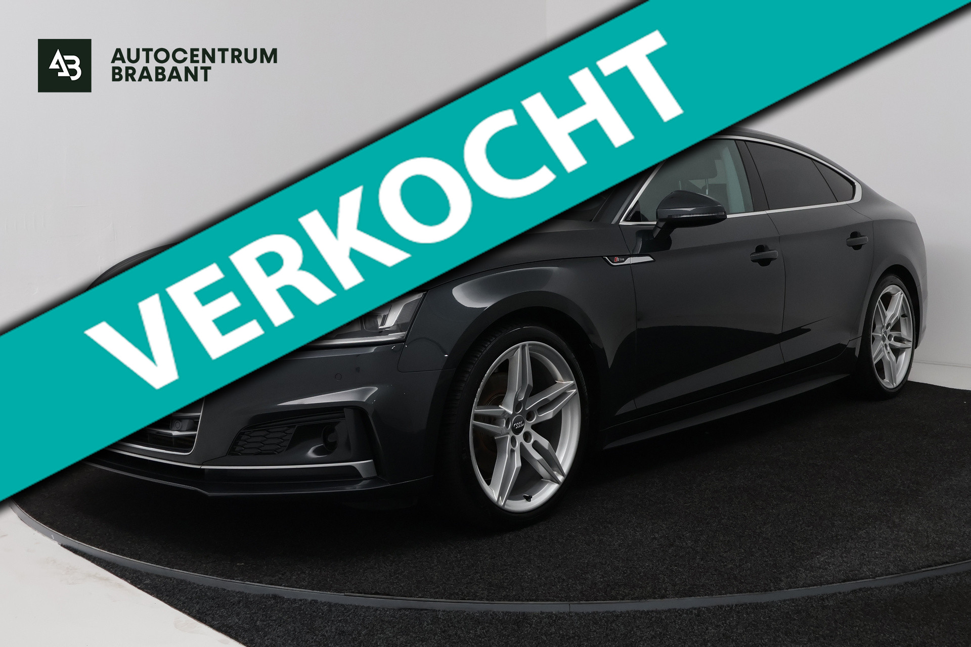 Audi A5 Sportback 2.0 TFSI Launch Edition (TREKHAAK, STOELVERWARMING/VENTILATIE, CAMERA, CRUISE ADAPTIEF, ELEKTR STOELEN) 2017 - voorkant