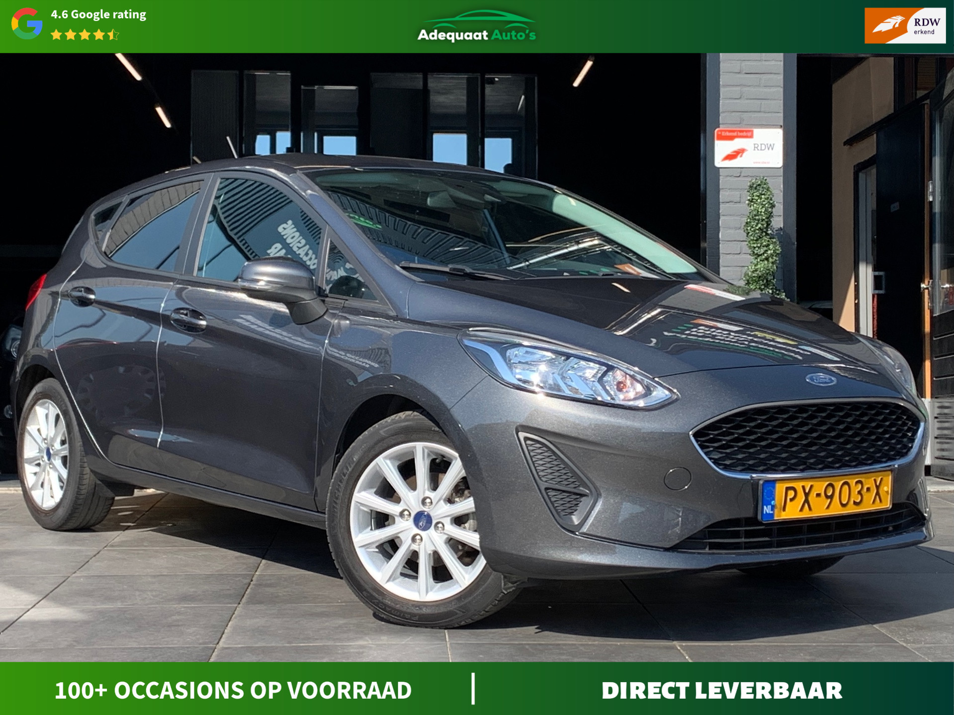 Ford Fiesta 1.1 Trend|2e eig|NAP|Carplay|Airco|Cruise|PDC 2017 - voorkant