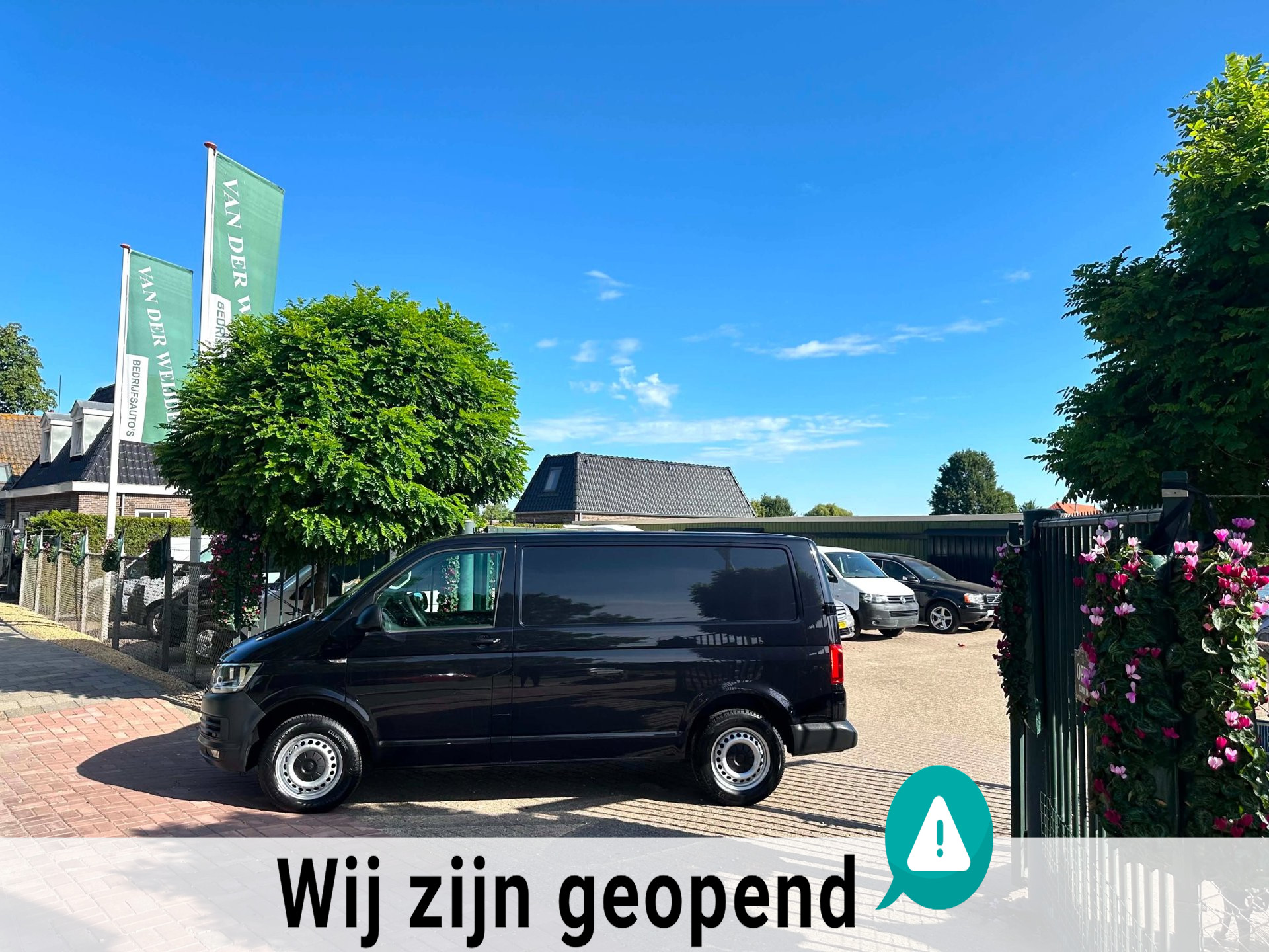 Volkswagen Transporter 2.0 TDI L1H1 3 Pers. Euro 6 Airco/Cruise/Nav 2018 - voorkant