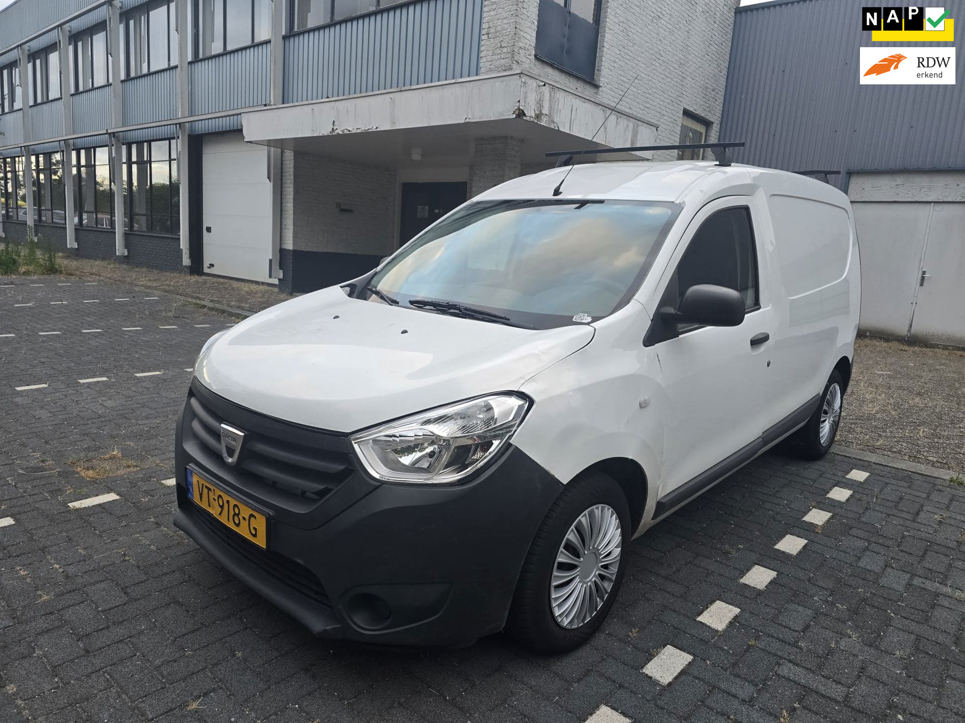 Dacia Dokker 1.5 dCi 75 Ambiance Airco Trekhaak Marge Prijs 2016 - voorkant