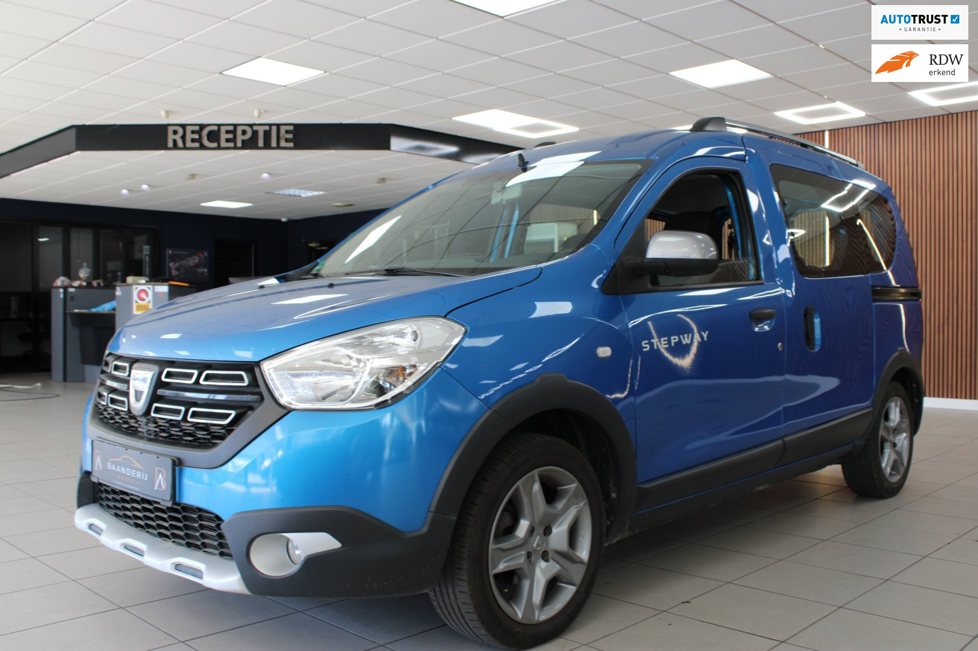 Dacia Dokker 1.6 SCe | Airco | Cruise Control | Navi | Parkeersensoren & Camera |Stoelverwarming 2018 - voorkant
