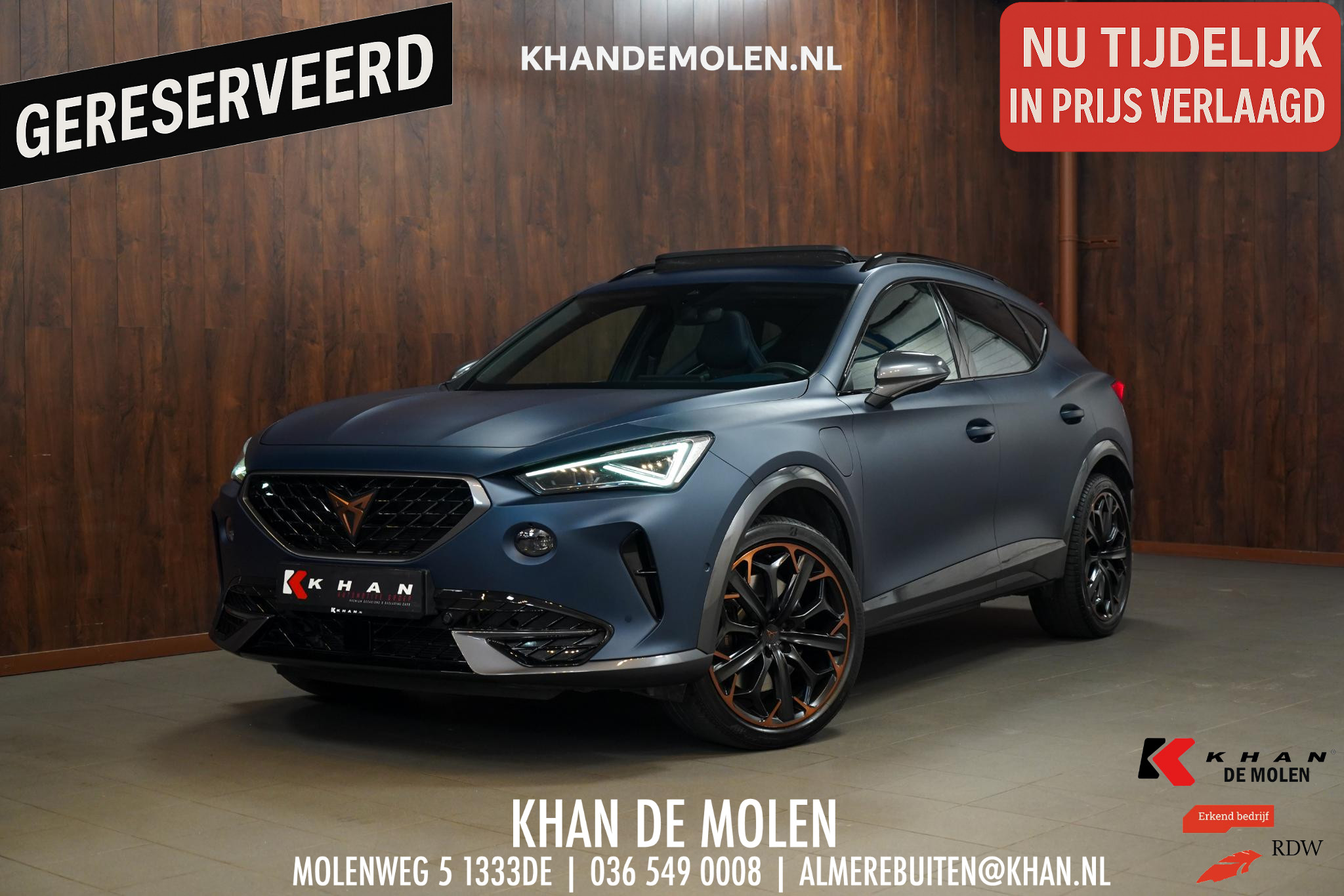 Cupra Formentor 1.4 TSI e-Hybrid VZ Performance 2024 - voorkant