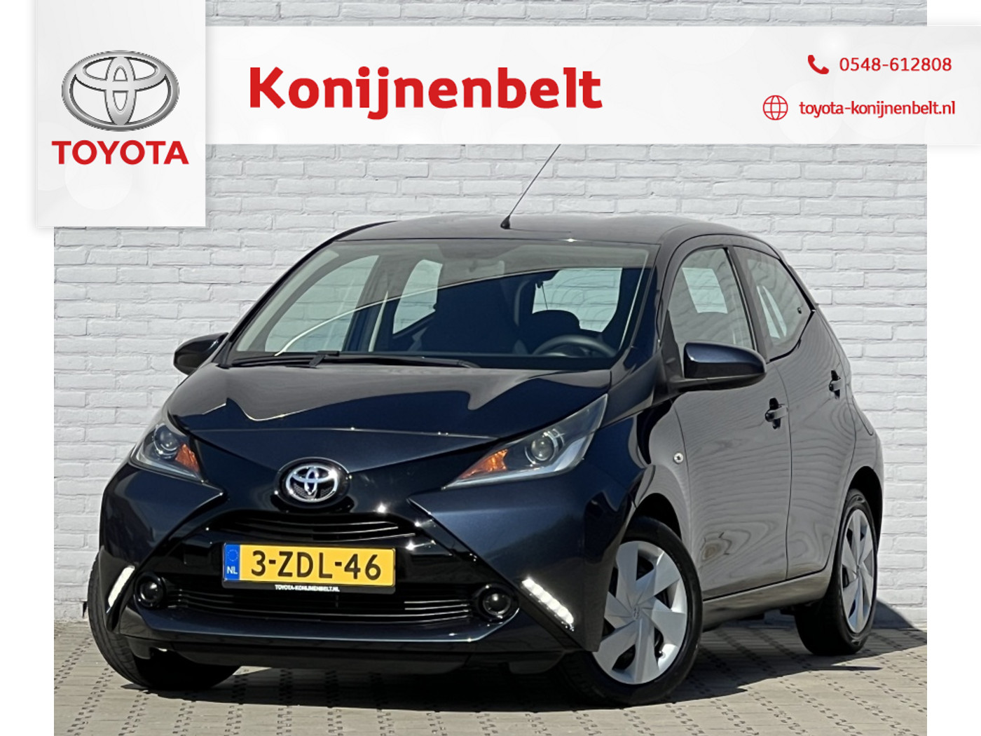 Toyota Toyota Aygo 1.0 VVT-i X-Play 5-deurs | NL auto | Airco | CPV 2015 - voorkant
