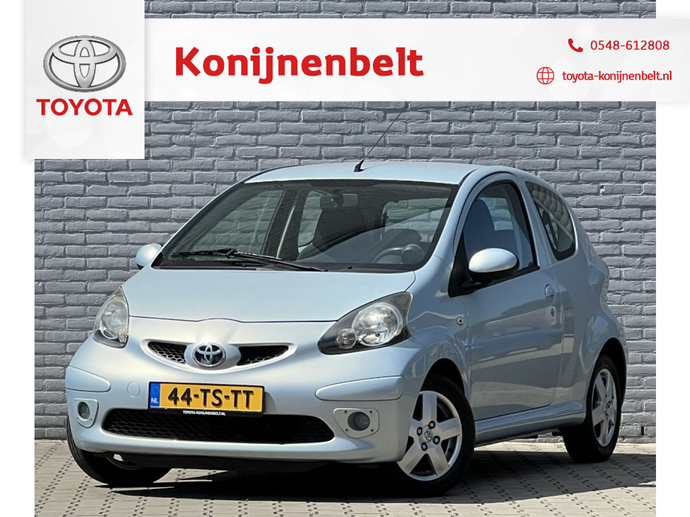 Toyota Toyota Aygo 1.0-12V Sport 3-deurs | Airco | NL auto | Eerste eigenaar 2007 - voorkant