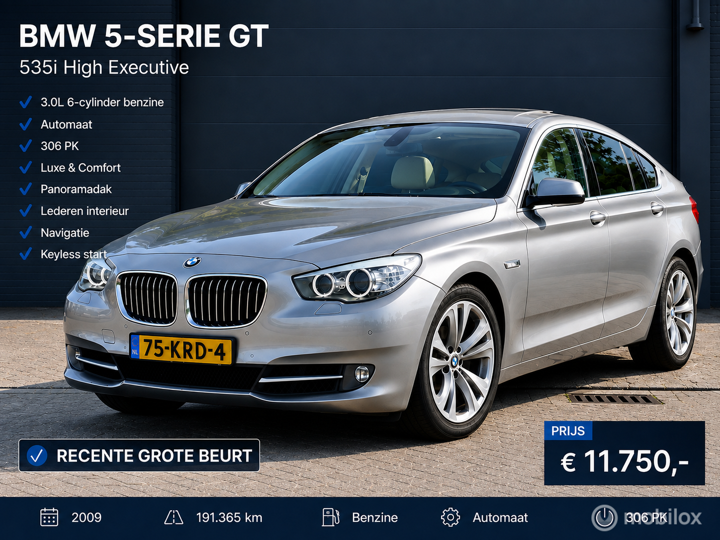 BMW 535i 535i High Executive 2010 - voorkant