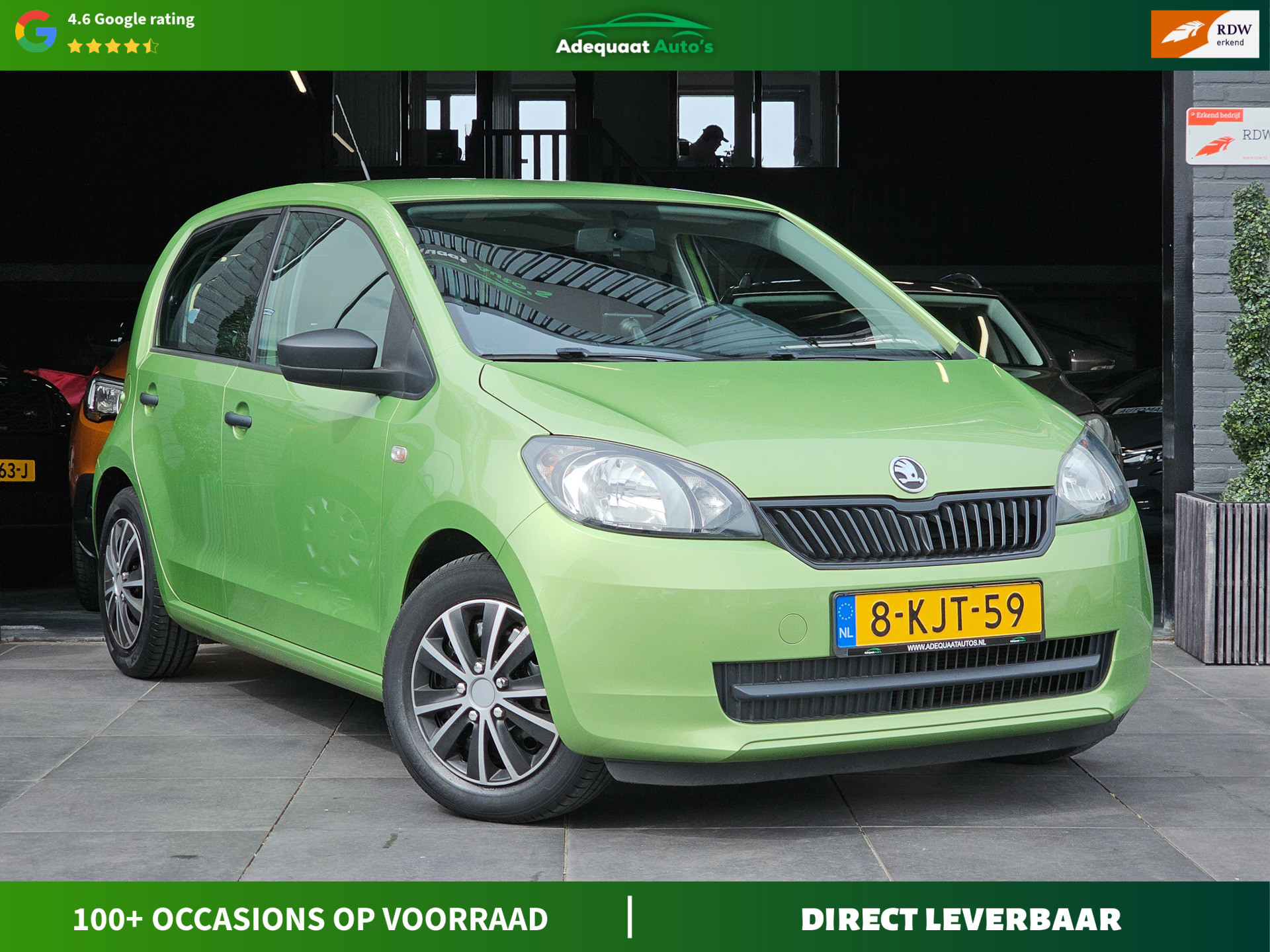Skoda Citigo 1.0 Greentech Arctic|APK|NAP|Airco|Trekhaak 2013 - voorkant