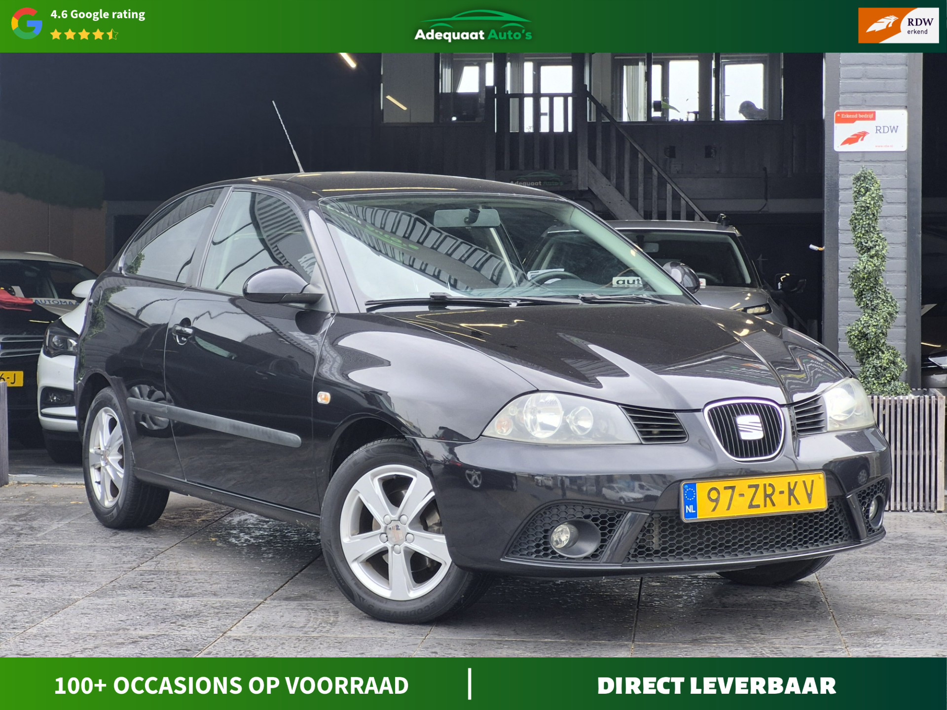 Seat Ibiza 1.6 Reference Climate|Elek. Ramen|Android|APK 2008 - voorkant