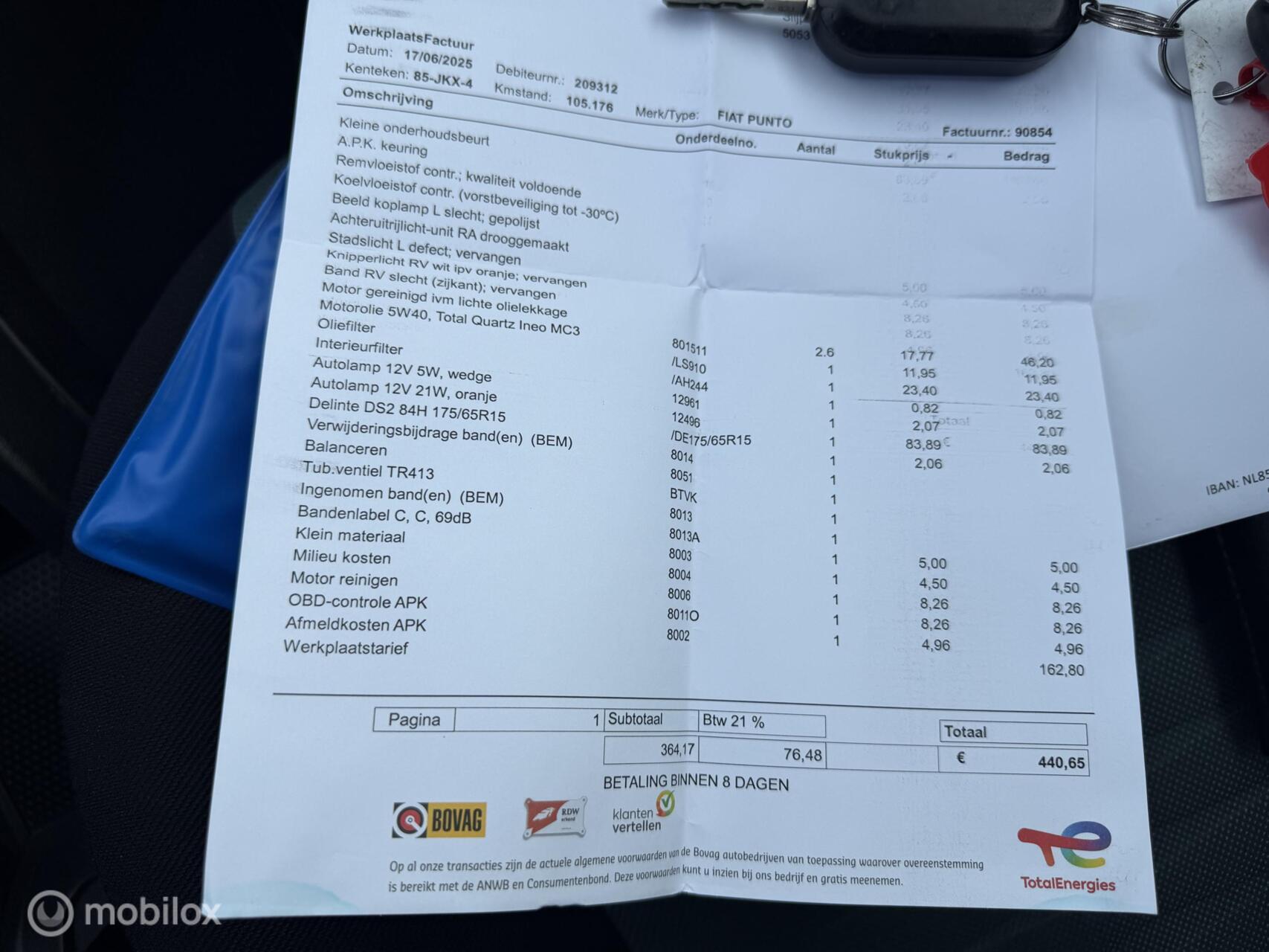 Foto van Fiat Fiat Punto