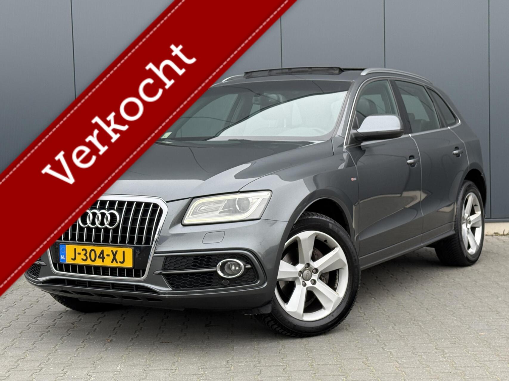 Audi Q5 2.0 TFSI Quattro 2x S-Line - Facelift - Pano - Xenon - Navi 2013 - voorkant