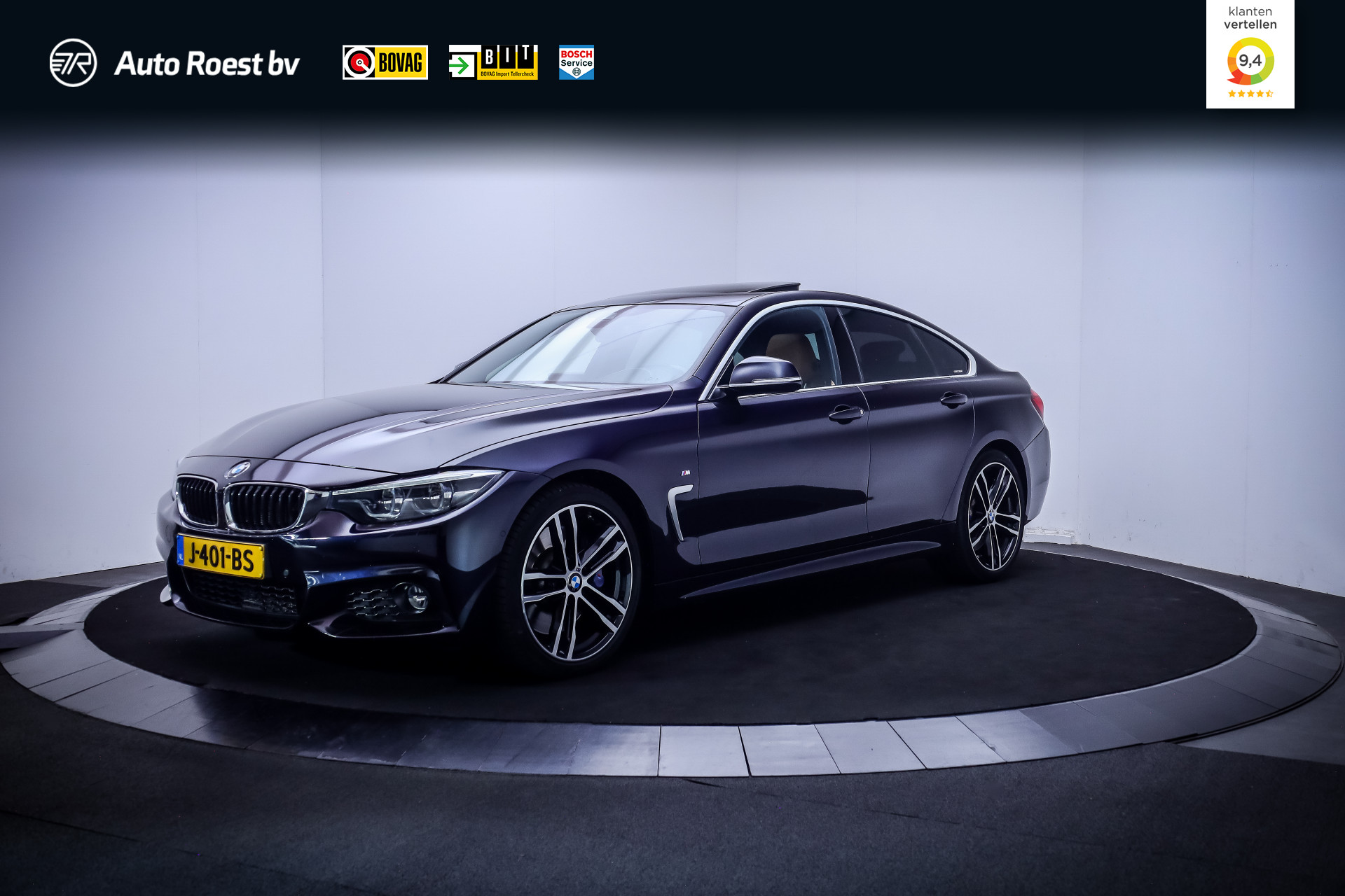 BMW 430i 430i M-SPORT ORIGINEEL NL 2020 - voorkant