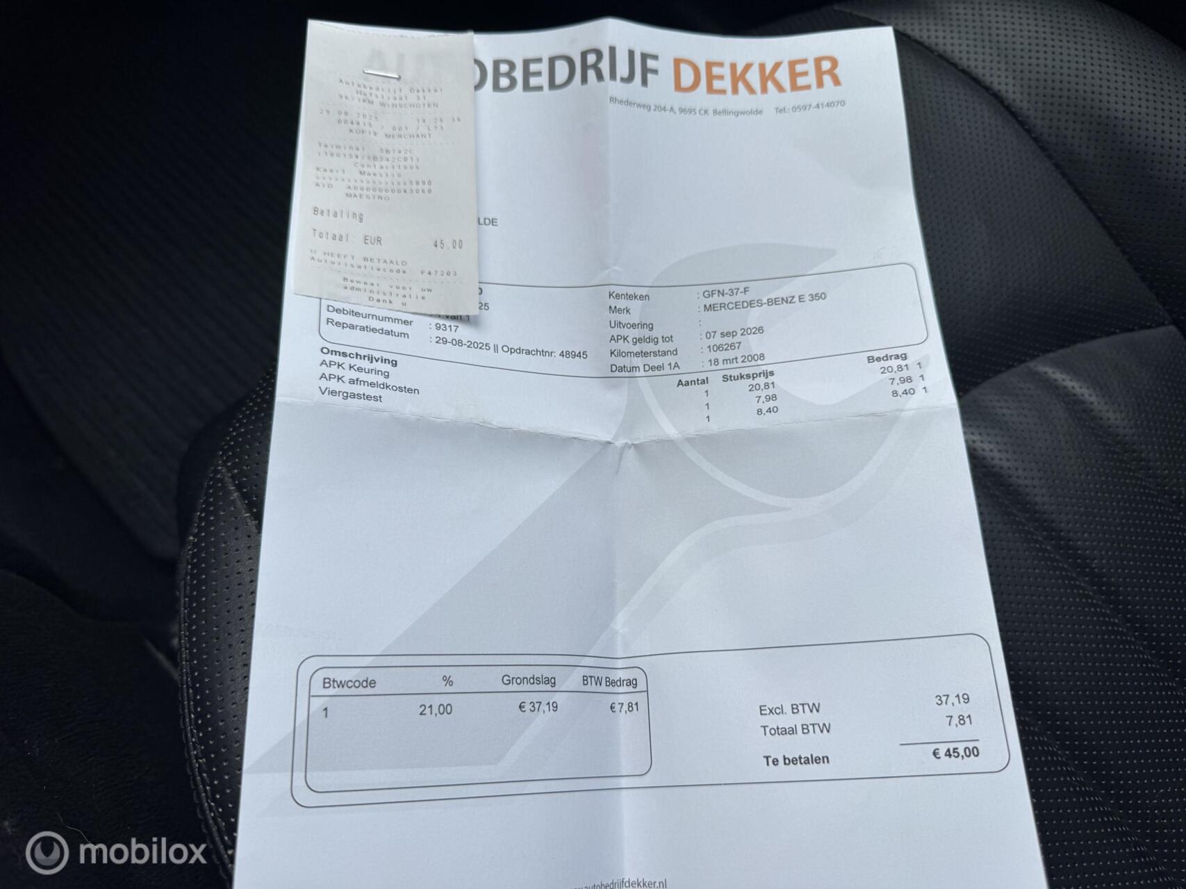 Foto van Mercedes-Benz E 350