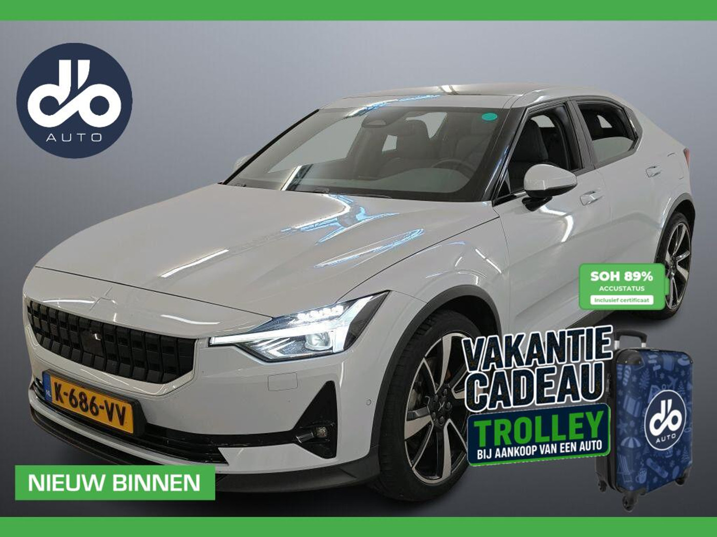 Polestar Polestar 2 Long Range Dual Motor Plus Pilot78kWh 2021 - voorkant