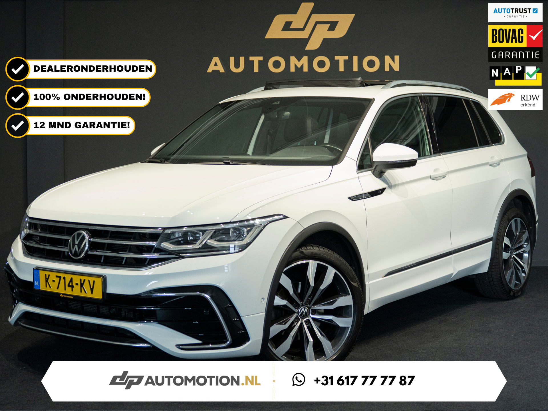 Volkswagen Tiguan 1.5 TSI R-Line Business+/R-LINE/PANO/CARPLAY/CAMERA/KEYLESS 2021 - voorkant