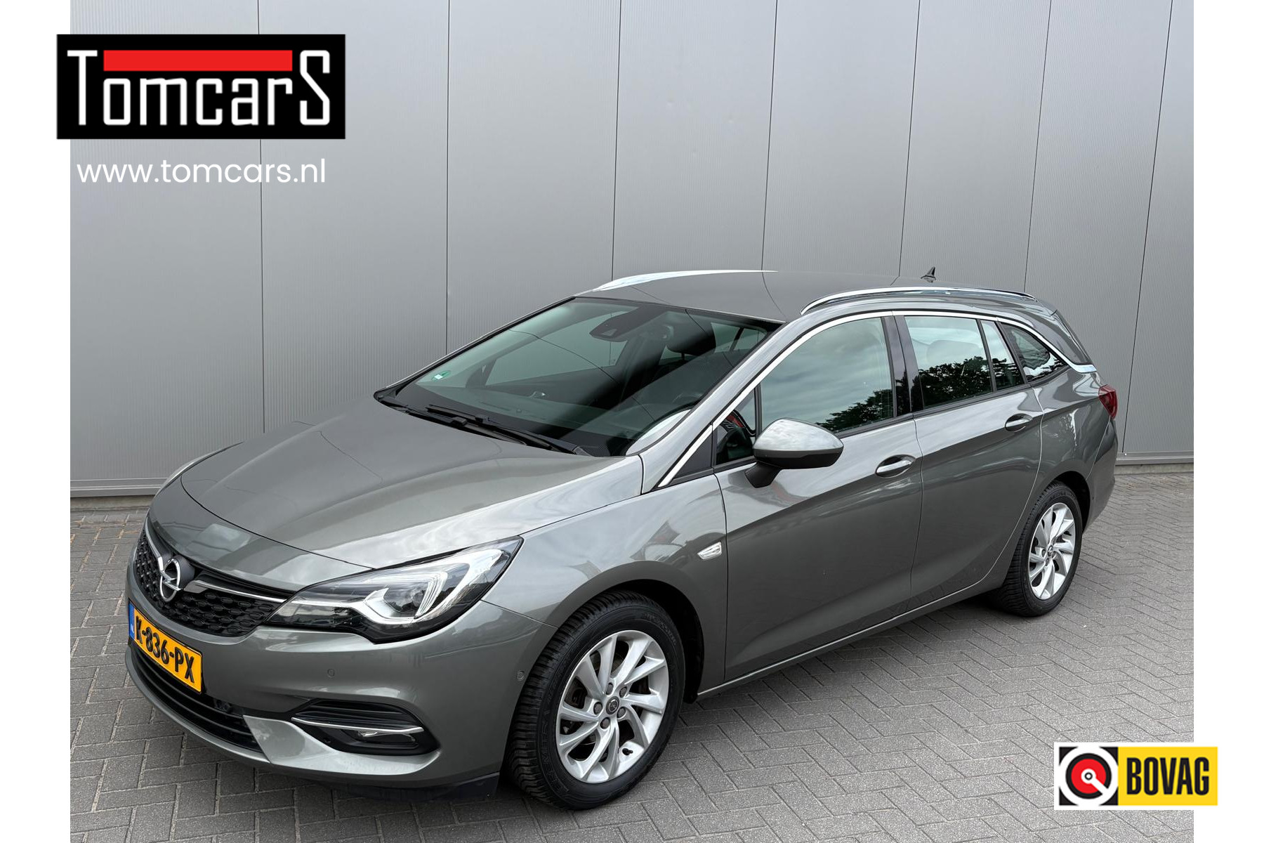 Opel Astra Sports Tourer+ 1.2 Turbo 145PK Innovation Trekhaak/Stoel-stuurverwarming/Parkeerhulp/Full-LED 2020 - voorkant