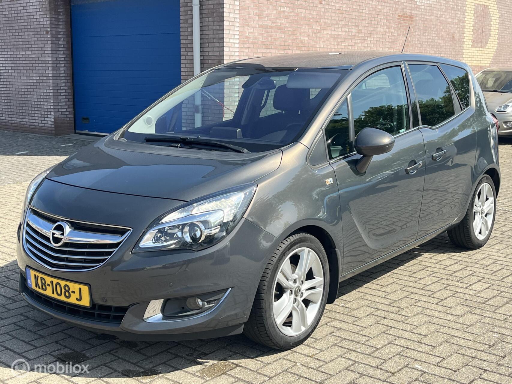 Opel Meriva 1.4 Turbo Blitz LPG Navi,Leder,Cruise,Trekhaak,NAP! Dealer onderhouden. 2016 - voorkant