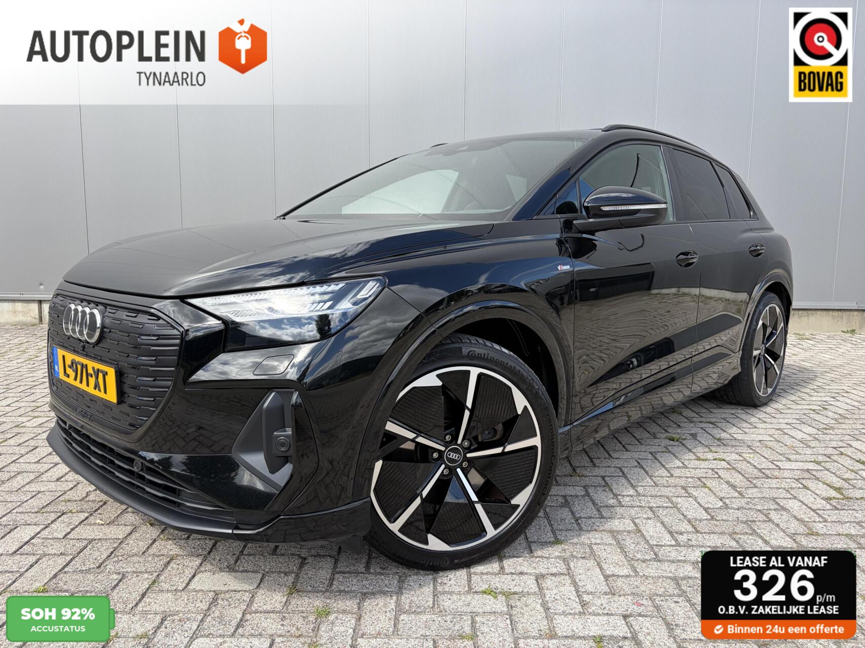 Audi Q4 40 E-tron 40 Launch edition S Competition 77 kWh Dealer OH|HUD|ACC|Pano|Carplay|Camera 2021 - voorkant