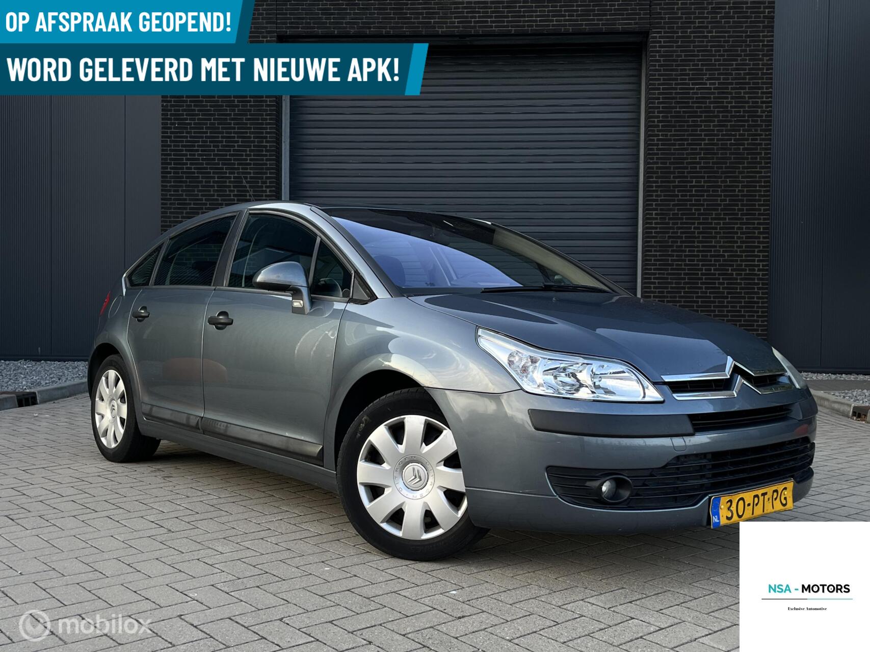 Citroen C4 1.6-16V Ligne Prestige|MEDIA SCHERM|CRUISE|AIRC| 2004 - voorkant