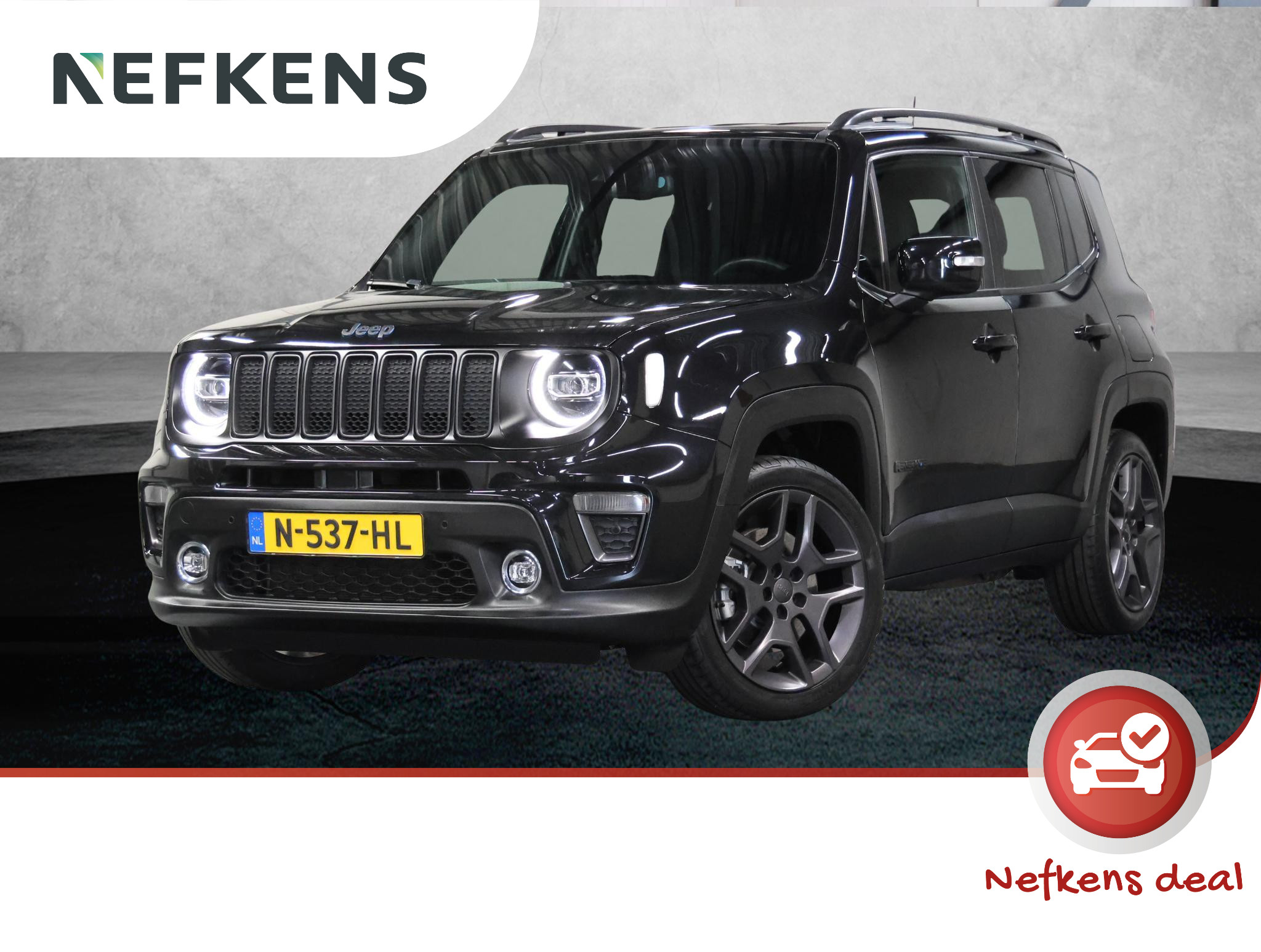 Jeep Renegade 240PK Plug-in Hybrid S 2021 - voorkant