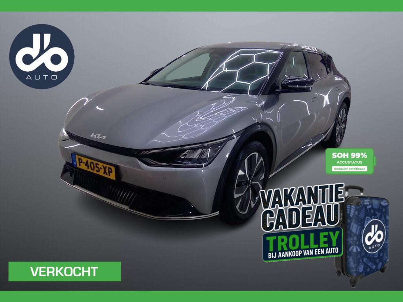 Kia Ev6 Plus 77.4 kWh SOH 99% I TREKHAAK I ORG.NL + NAP + DEALER O.H 2022 - voorkant