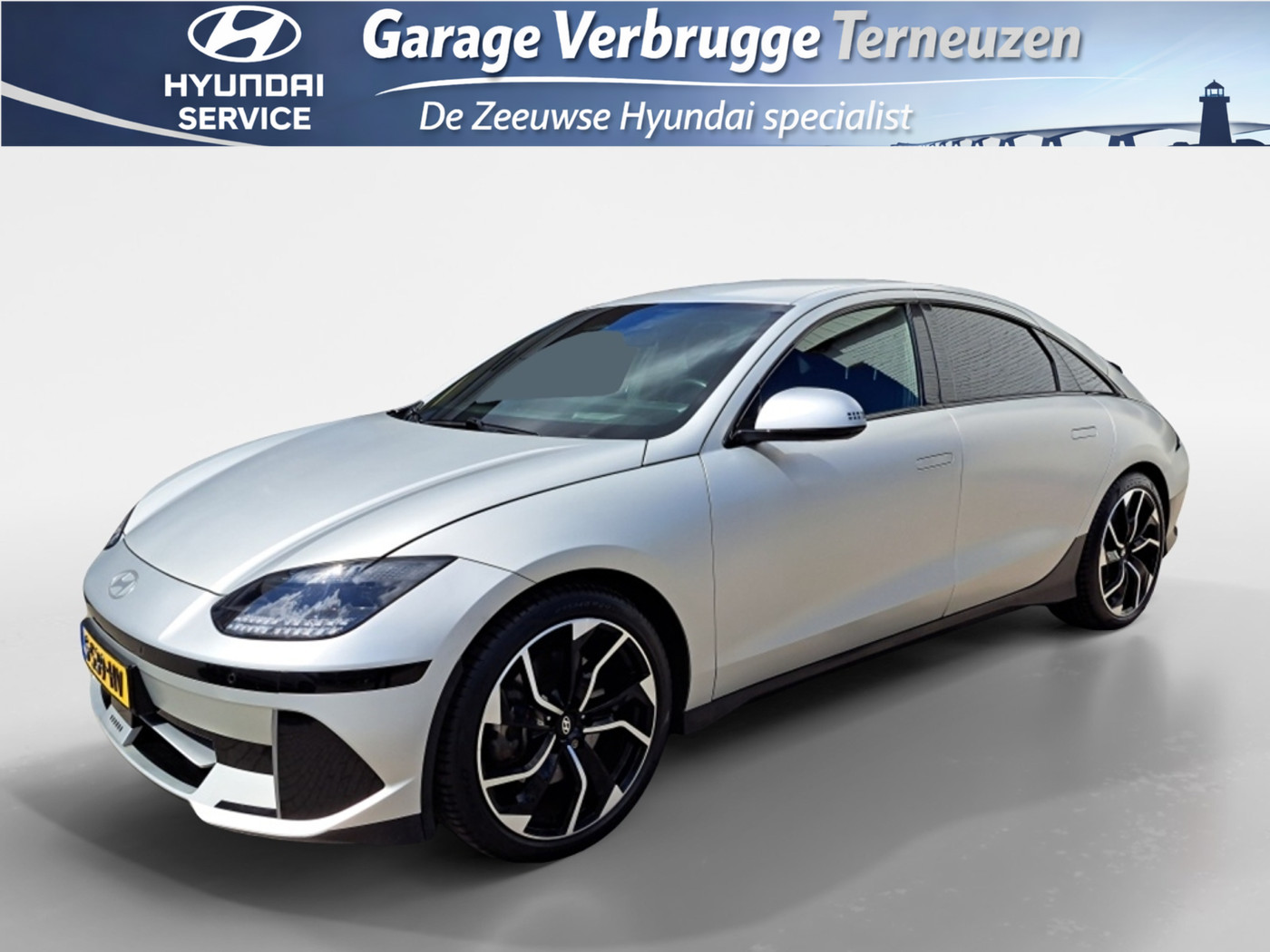 Hyundai Ioniq6 Connect 77.4 kWh | 20 inch | Navi | ACC | Clima | Camera 2023 - voorkant